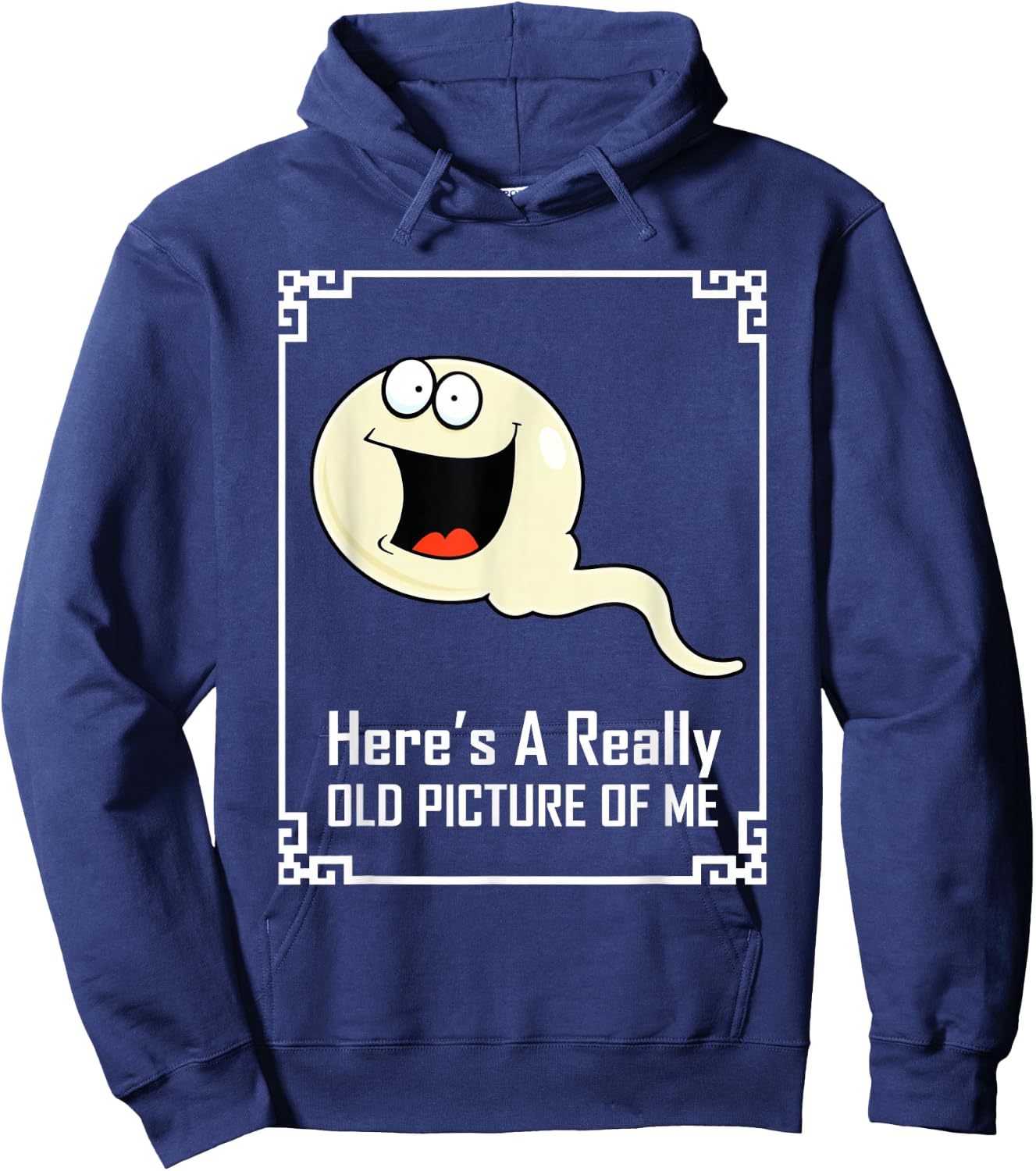 Funny Old Man, Birthday Gag Gifts Over 60 Hoodie - Hoodie | Navy