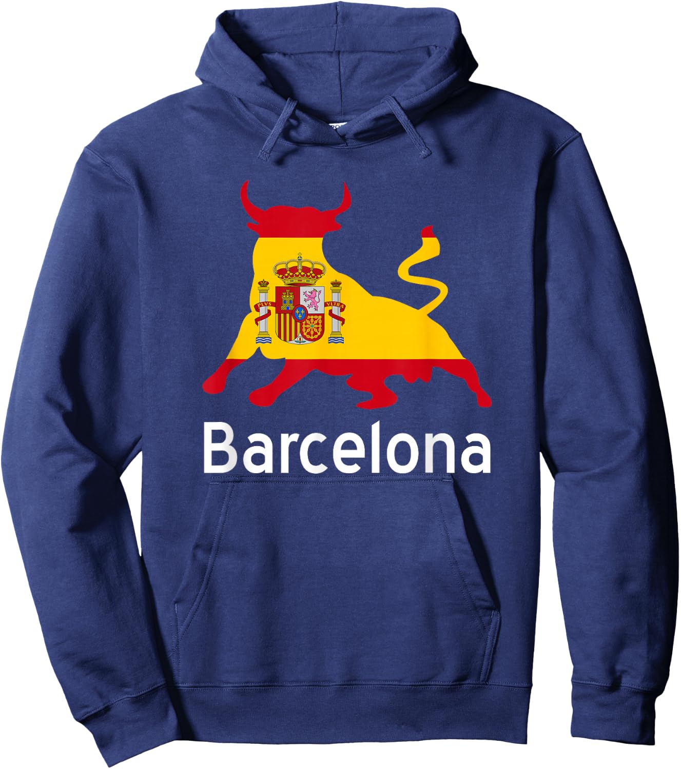 Barcelona Spain Spanish Bullfighting Hoodie - Hoodie | Navy
