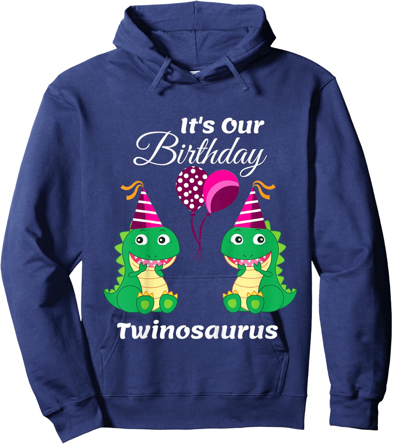 Funny Twin Sisters Birthday, Toddler 1st 2nd 3rd 4th 5th Hoodie - Hoodie | Navy