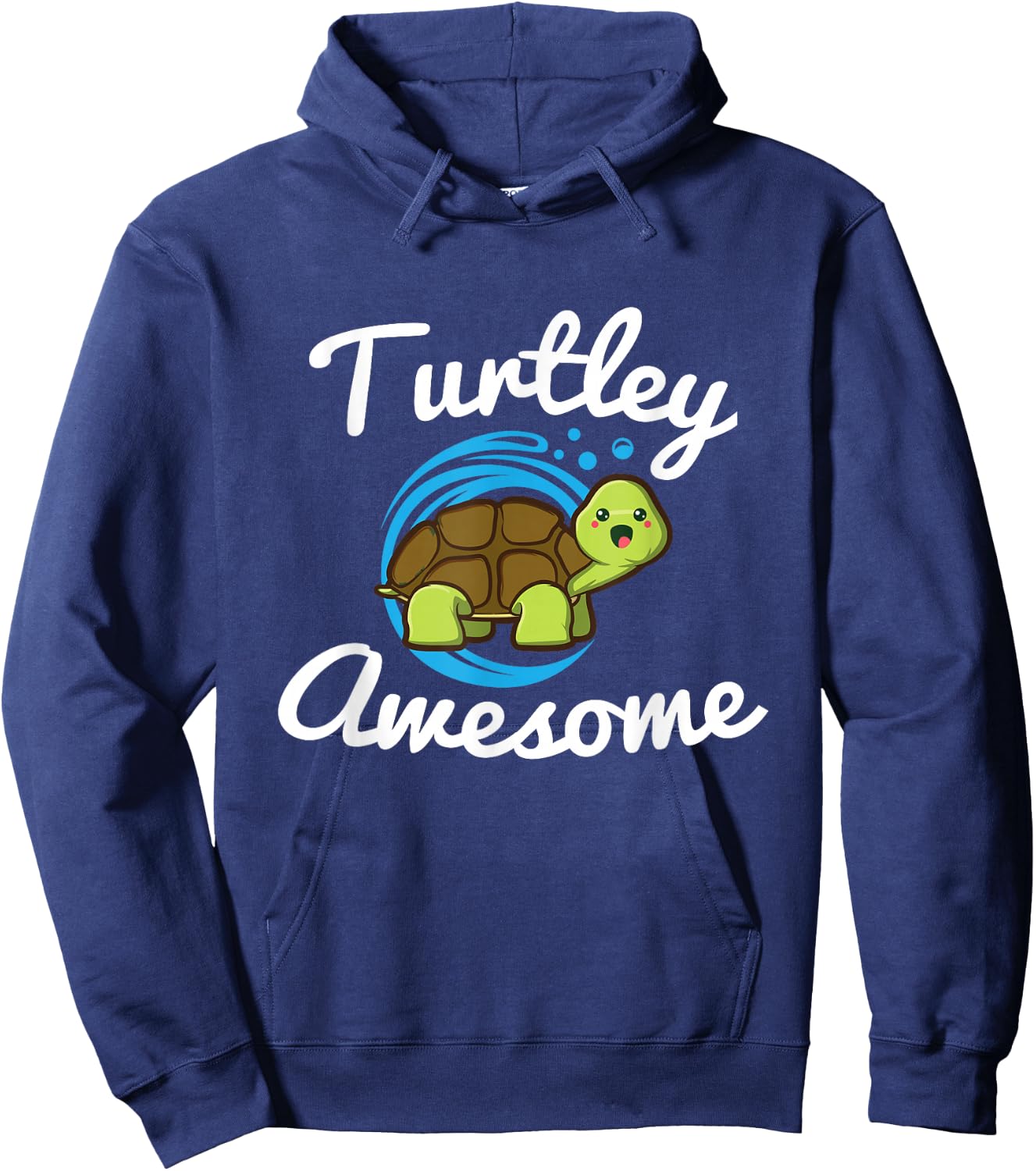 Turtley Awesome Tortoise Sea Animal Funny Gift Hoodie - Hoodie | Navy