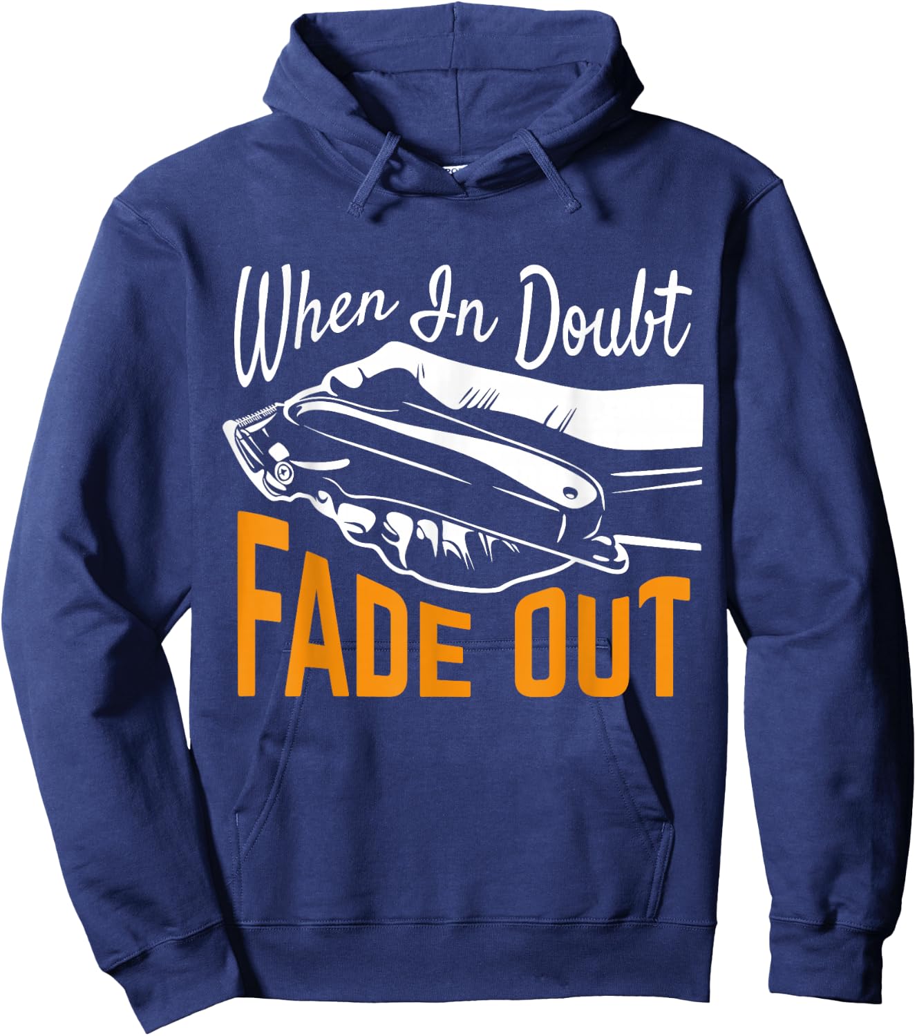 When In Doubt Fade Out Hoodie - Hoodie | Navy