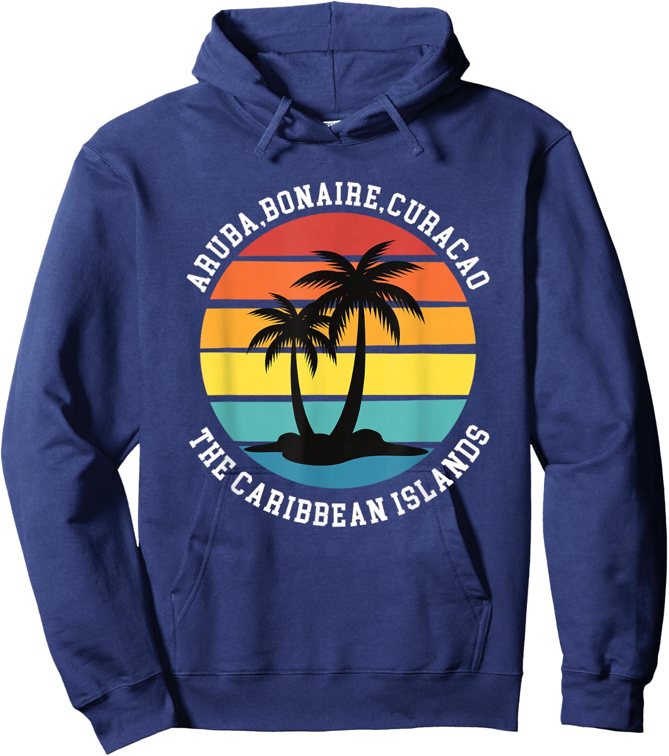 Aruba,Bonaire,Curacao The Caribbean Islands Vacation Hoodie - Hoodie | Navy