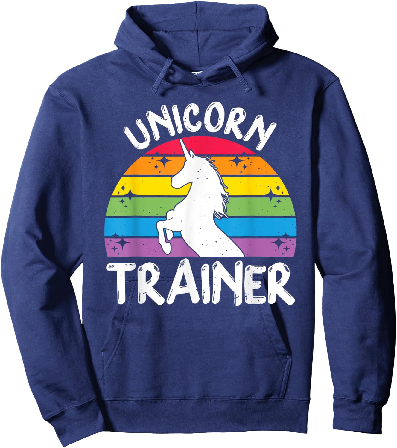 Unicorn Trainer Rainbow Horse Halloween Unicorn Training Hoodie - Hoodie | Navy