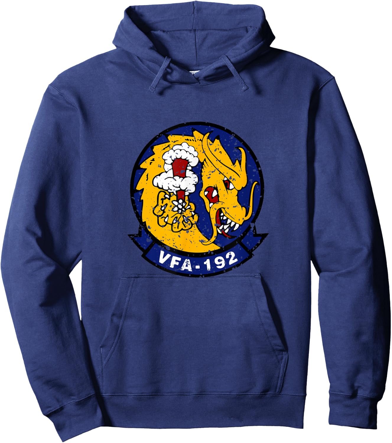 VFA-192 World Famous Golden Dragons Vintage Veteran Day Xmas Hoodie - Hoodie | Navy