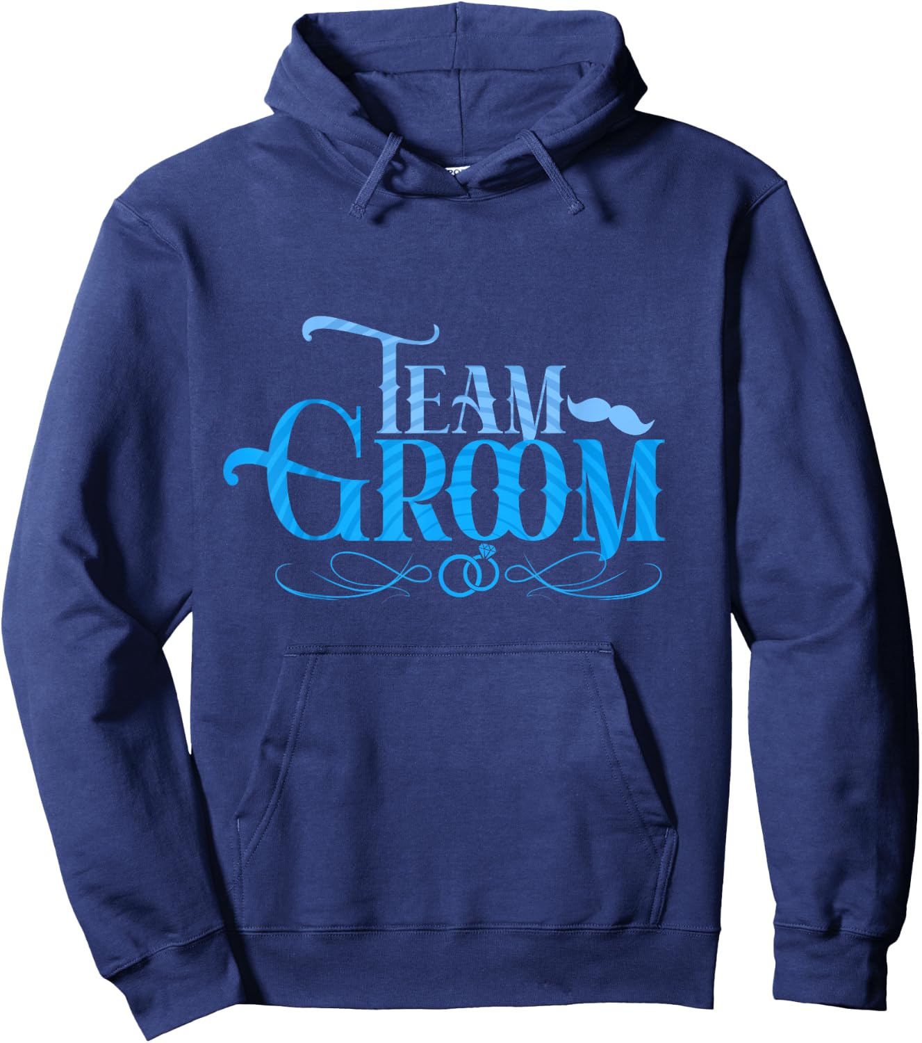 Team Groom Crew Squad Bachelor Party Wedding Hoodie - Hoodie | Navy