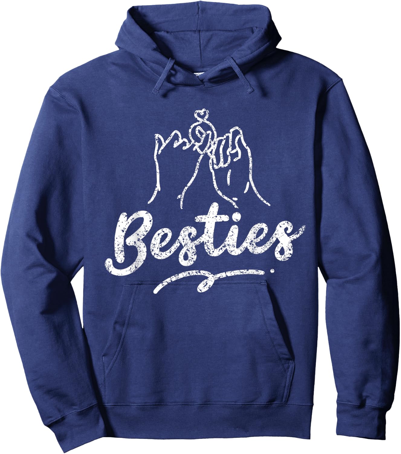 Besties Bestie Friendship Best Friends Girlfriend Besties Hoodie - Hoodie | Navy