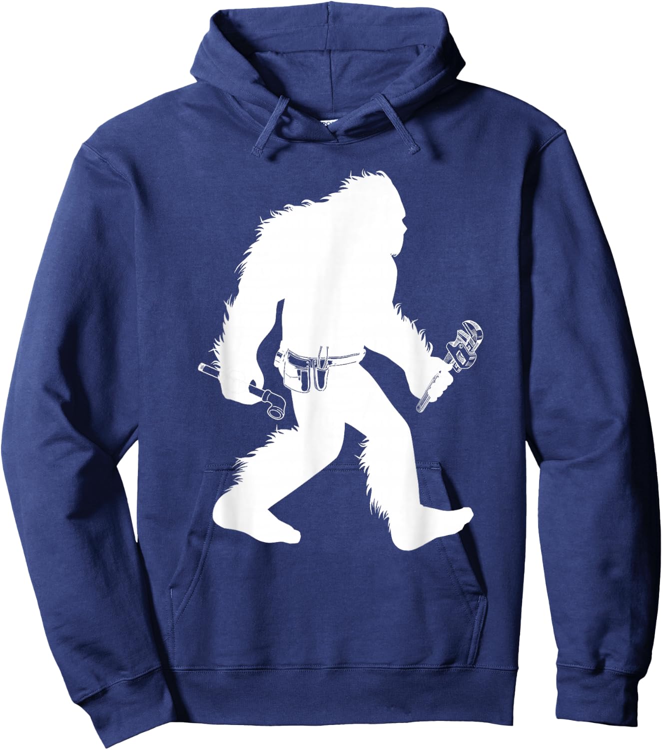 Bigfoot Pipefitter Cryptid Welder Sasquatch Steamfitter Hoodie - Hoodie | Navy