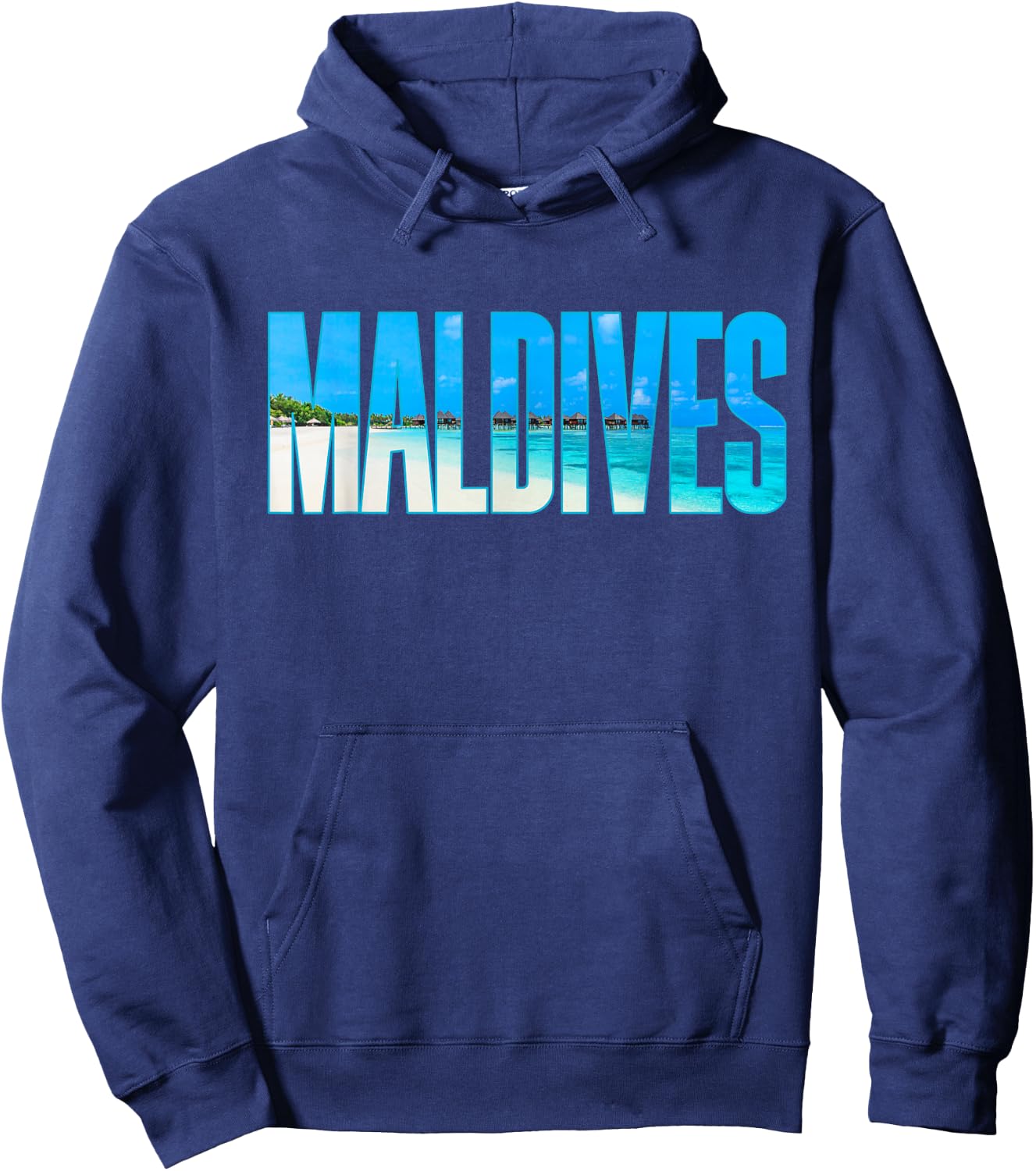 Maldives T Shirt Souvenir For Couple Or Family Summer Vacay Hoodie - Hoodie | Navy