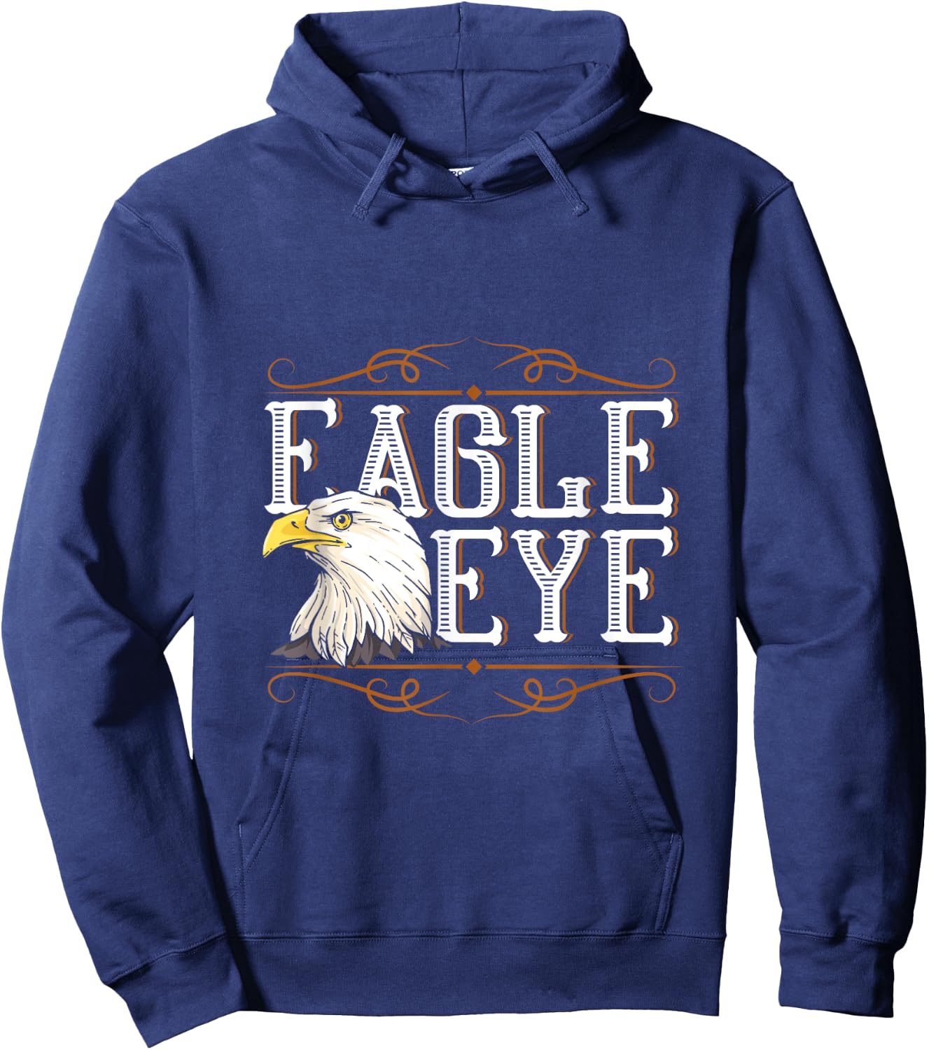 Eagle Eye US Pride Gift 4th Of July Eagle Hoodie - Hoodie | Navy