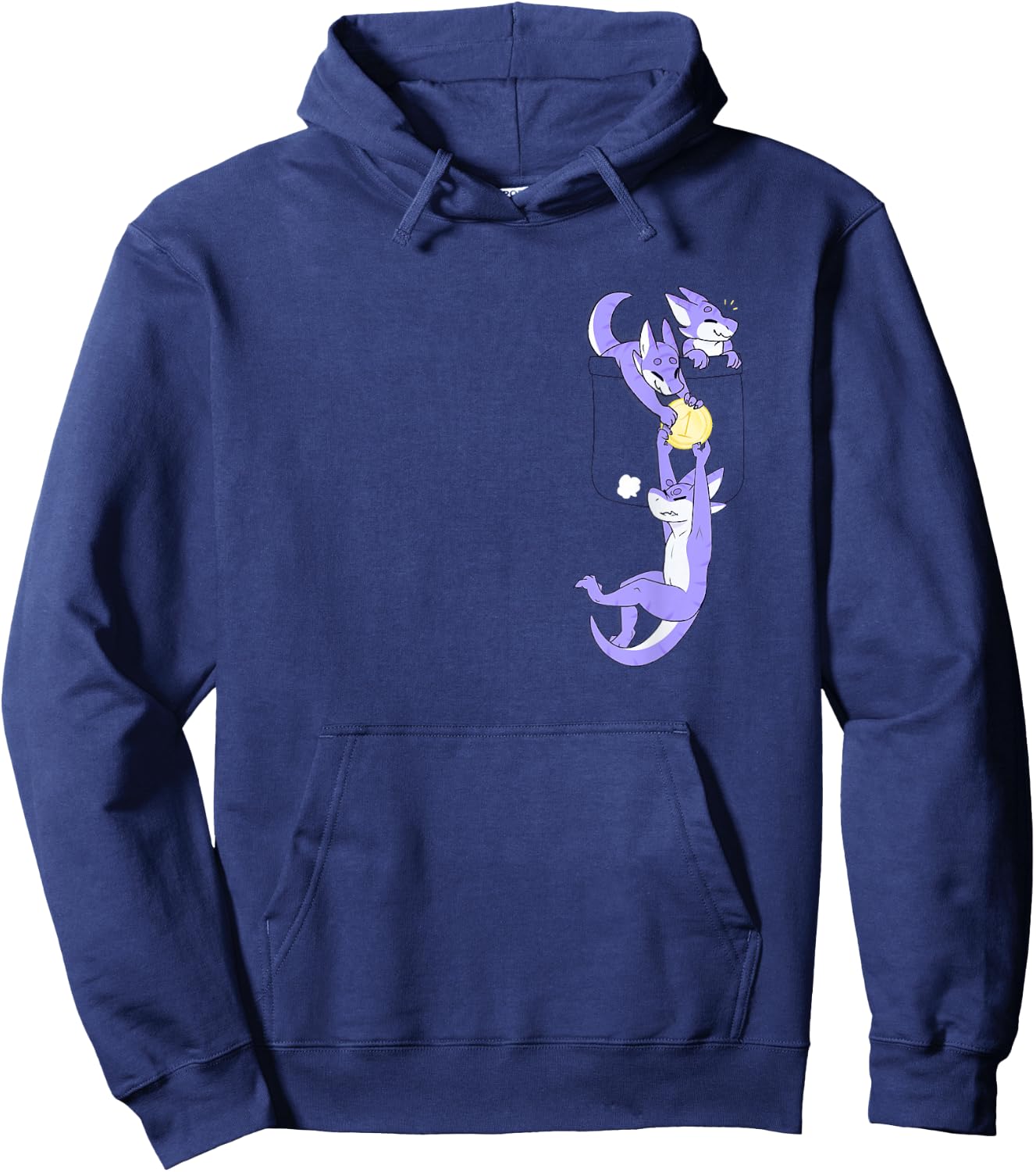 Pocket Goblins (Purple) Hoodie - Hoodie | Navy