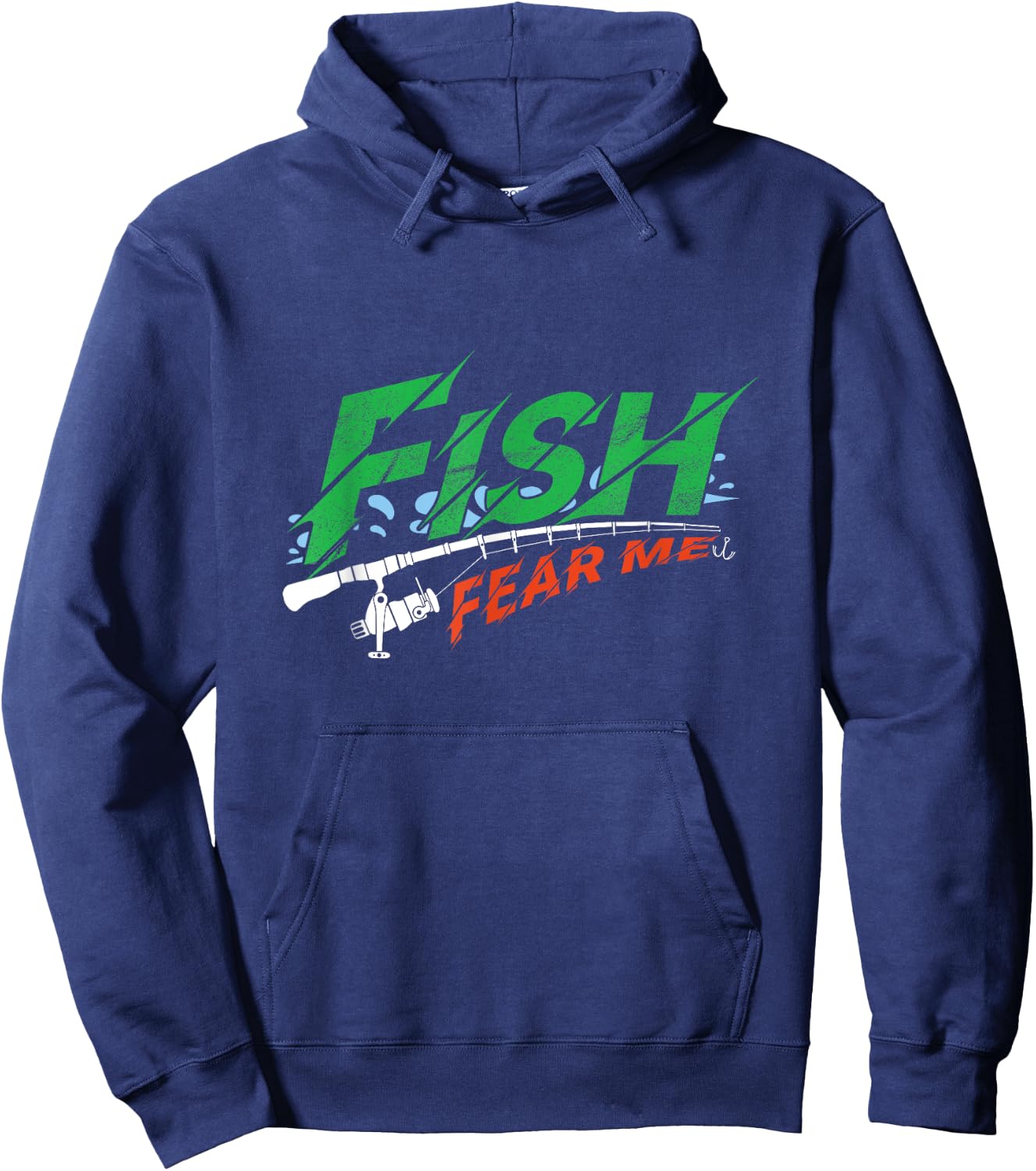 Fisherman Fishing Fishing Fish Fishing Rod Lake Gift Hoodie - Hoodie | Navy