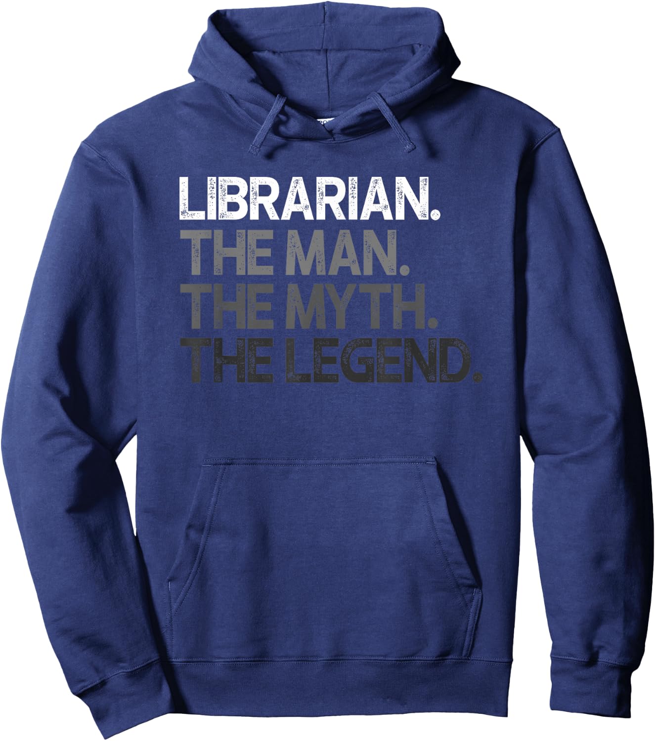 Librarian Gift Man Myth The Legend Hoodie - Hoodie | Navy