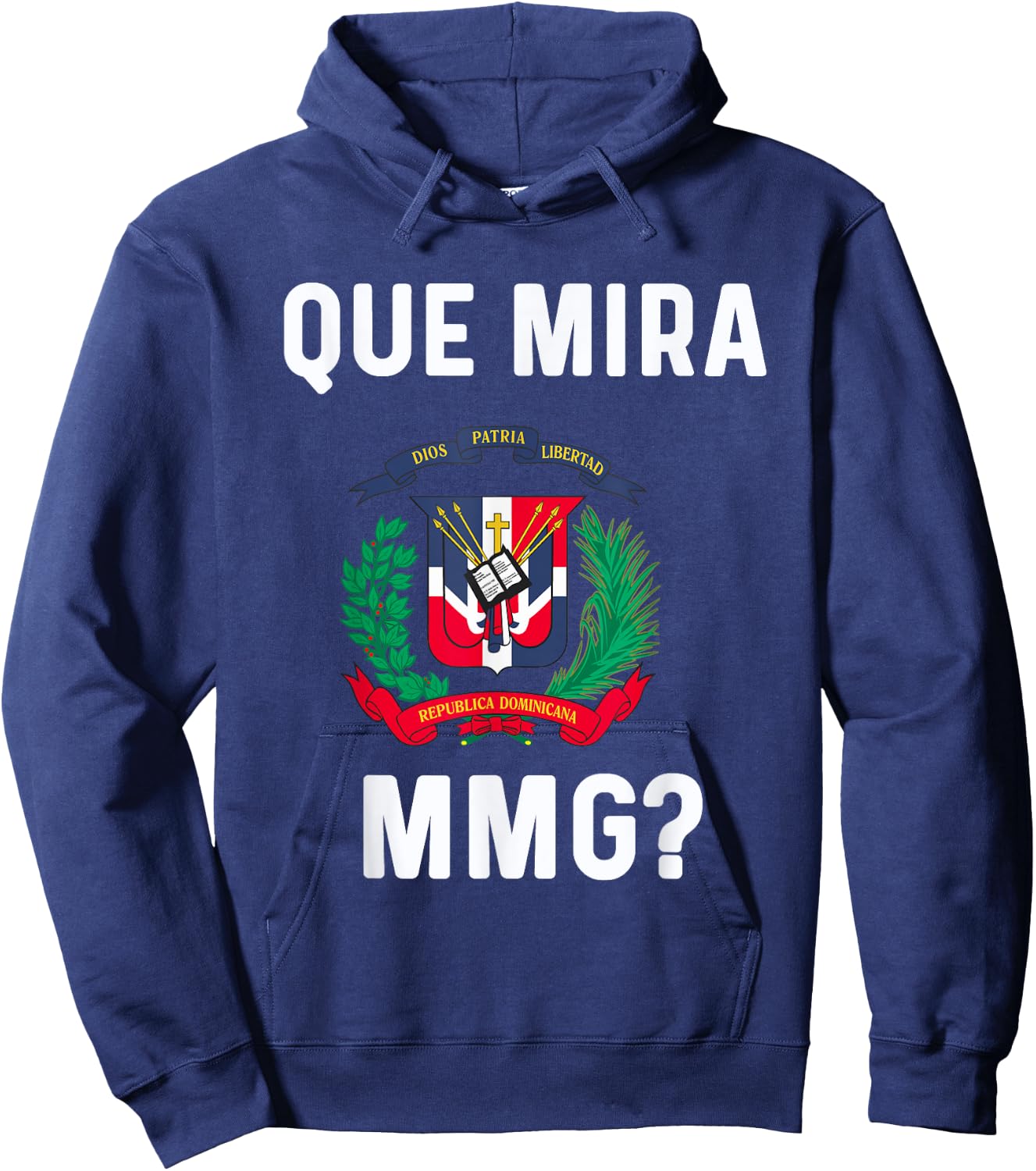 Dominicana Flag RD Dominican Republic Slang RD Quote KLK Hoodie - Hoodie | Navy