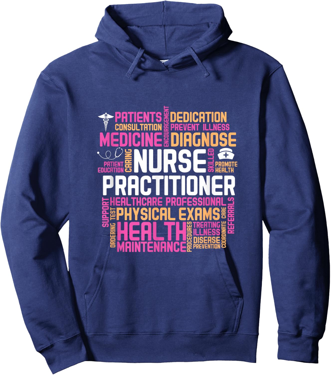 Nurse Practitioner NP Medicine Health Care Hoodie - Hoodie | Navy