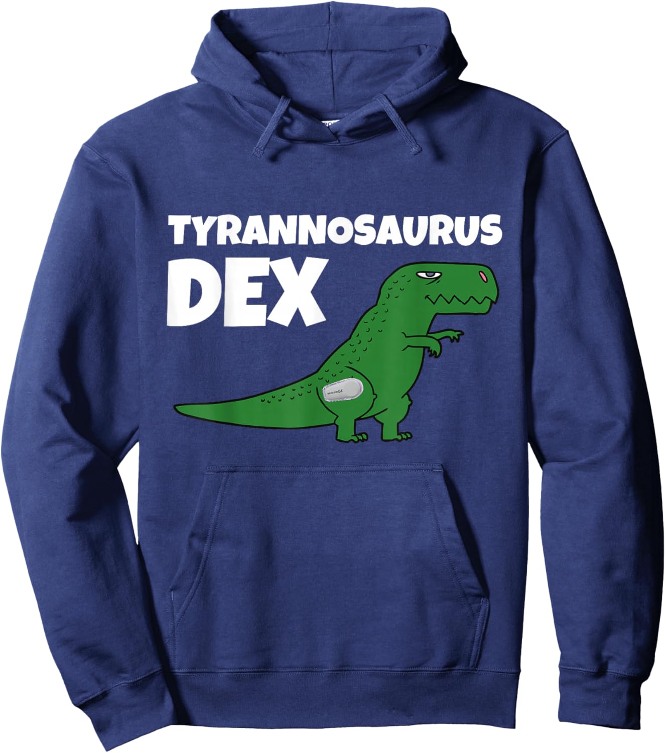 Dia-Be- Tyrannosaurus Dex Hoodie - Hoodie | Navy