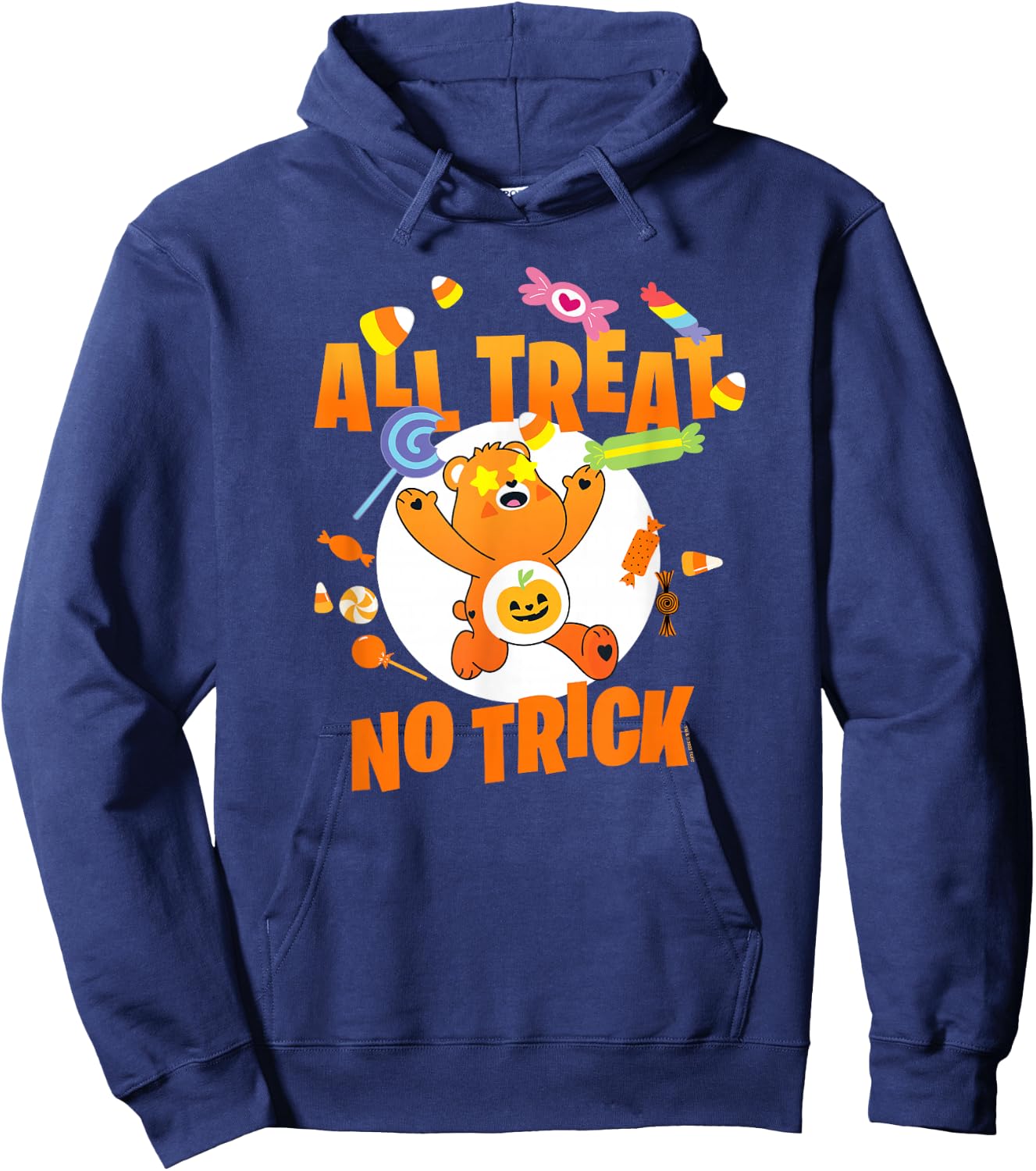 Care Bears Halloween Trick-or-Sweet Bear All Treat No Trick Hoodie - Hoodie | Navy