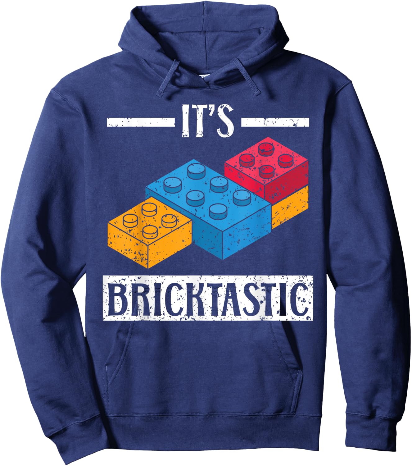 It's Bricktastic Master Builder Bricks Building Blocks Hoodie - Hoodie | Navy