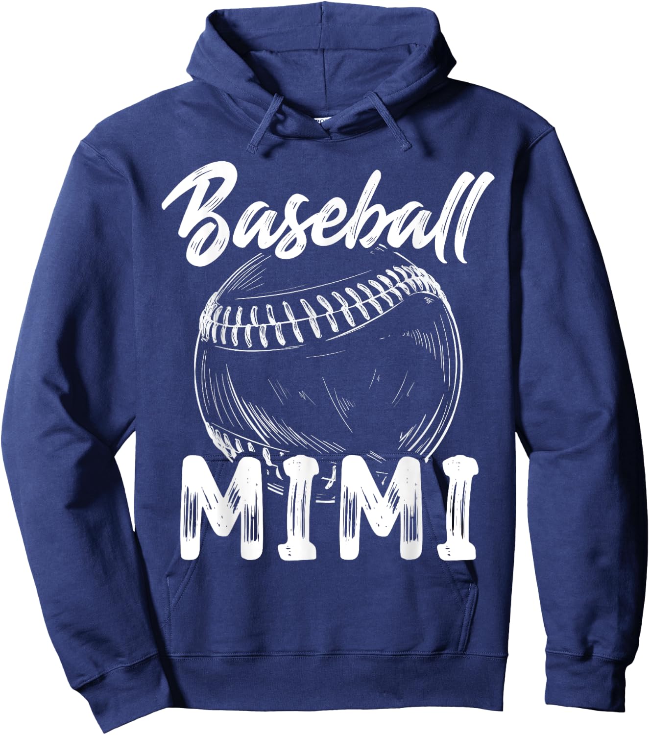 Baseball Mimi Family Matching Players Team Nana Hoodie - Hoodie | Navy