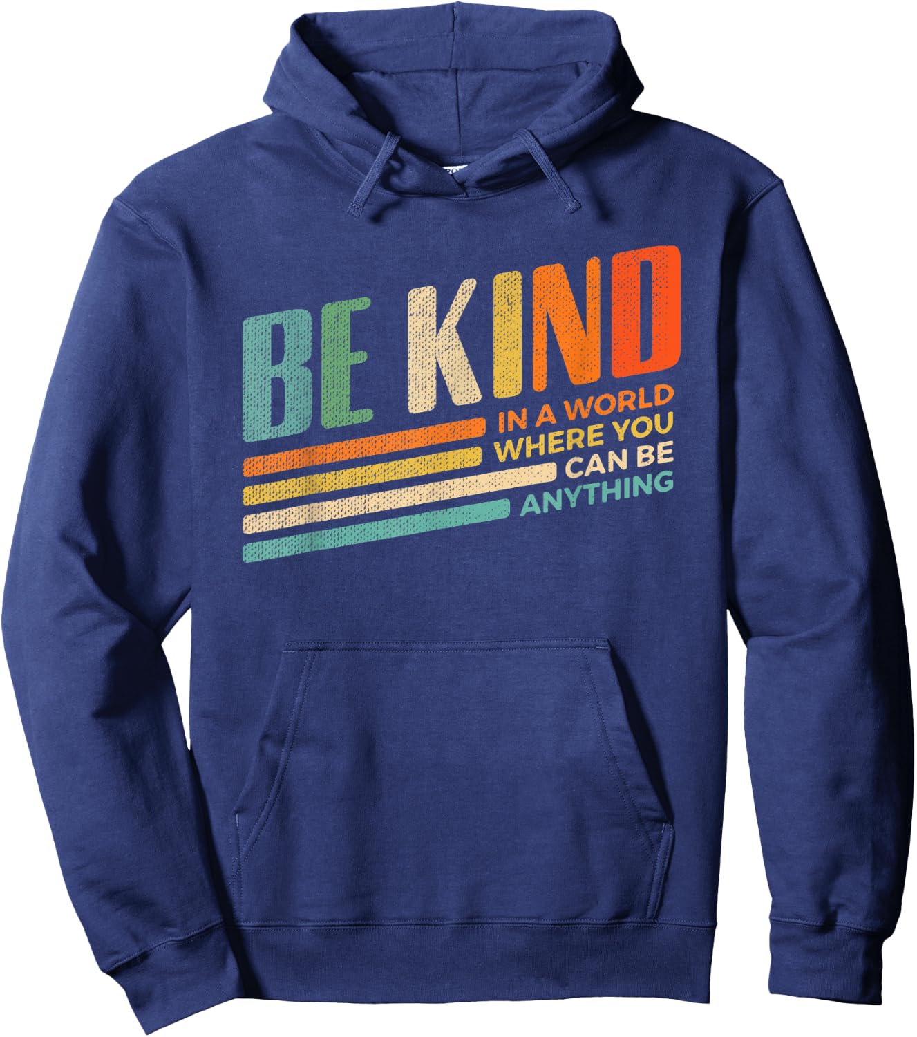 In A World Where You Can Be Anything Be kind Shirt Teacher Men Women Kids Hoodie - Hoodie | Navy