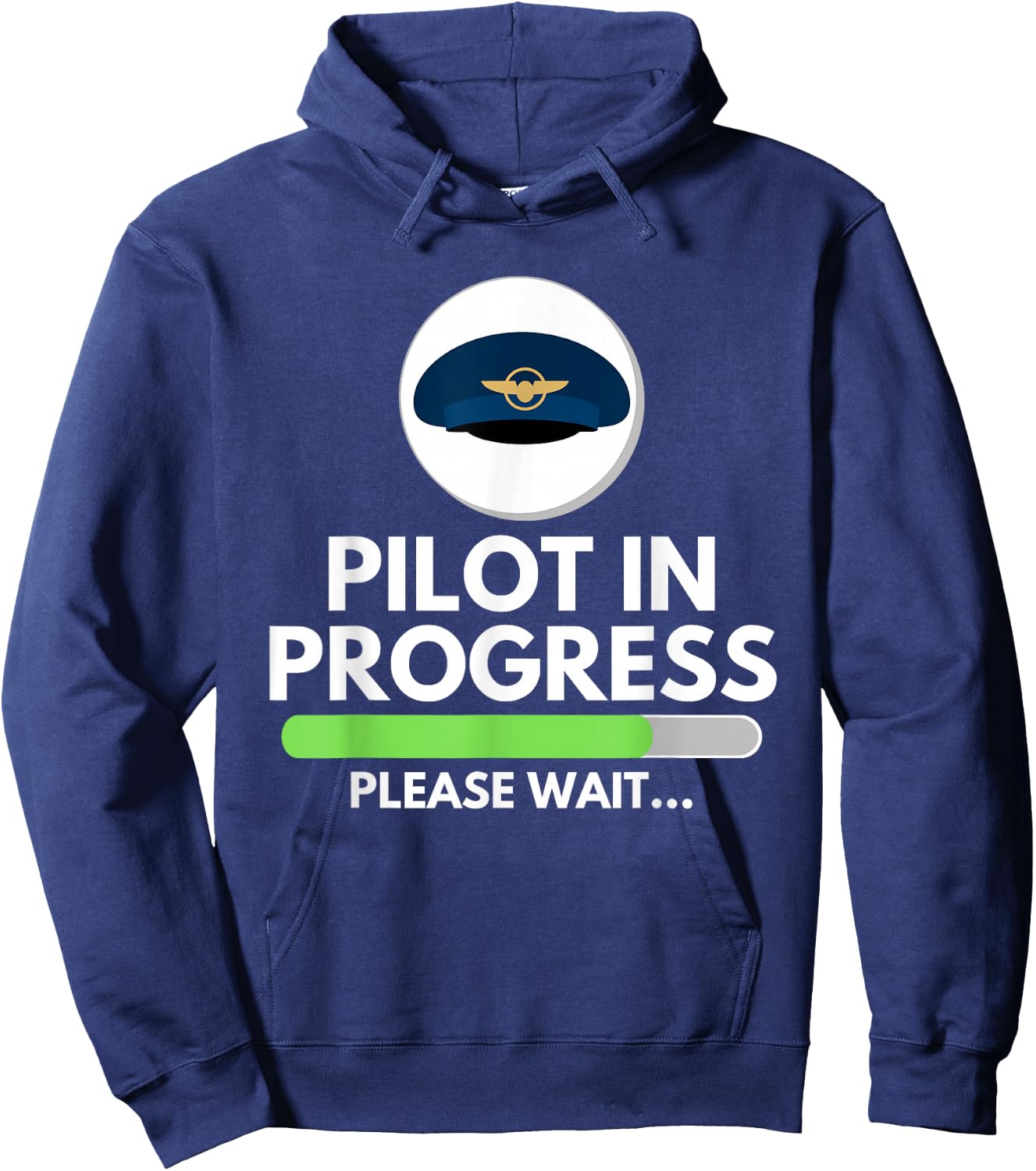 Pilot In Progress Flight School Student - Pilot & Aviation Hoodie - Hoodie | Navy
