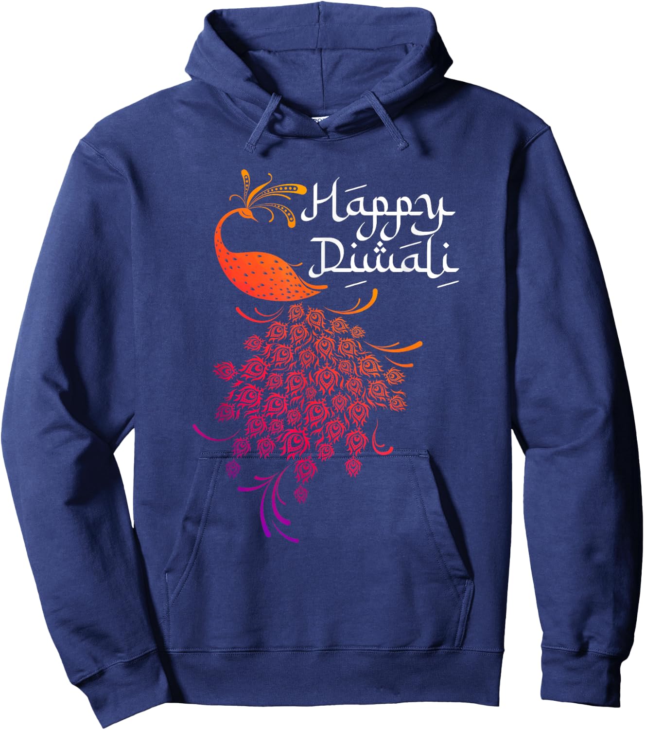 Happy Diwali Day India Indian Festival Of Lights Deepavali Hoodie - Hoodie | Navy