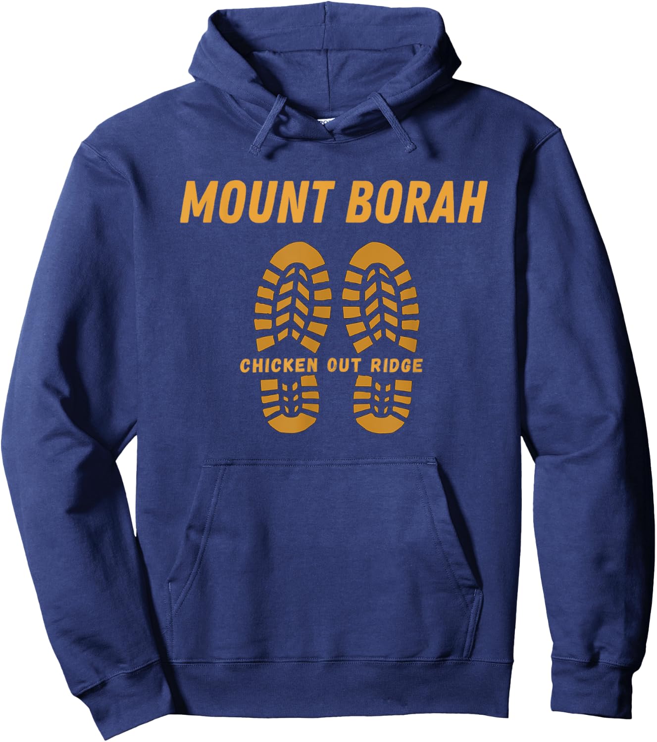 Chicken Out Ridge Mount Borah Idaho Hiker Hiking Climbing Hoodie - Hoodie | Navy