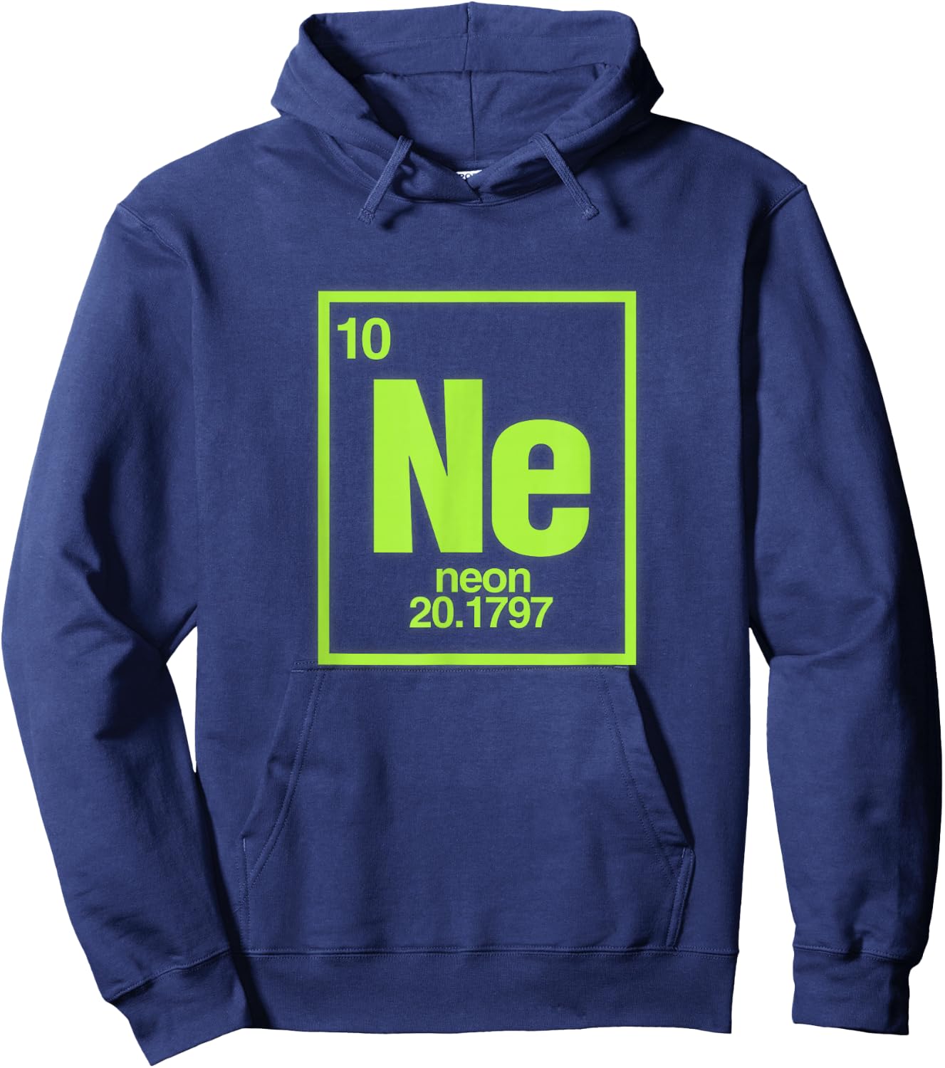 Science Chemical Elements Ne Neon Hoodie - Hoodie | Navy