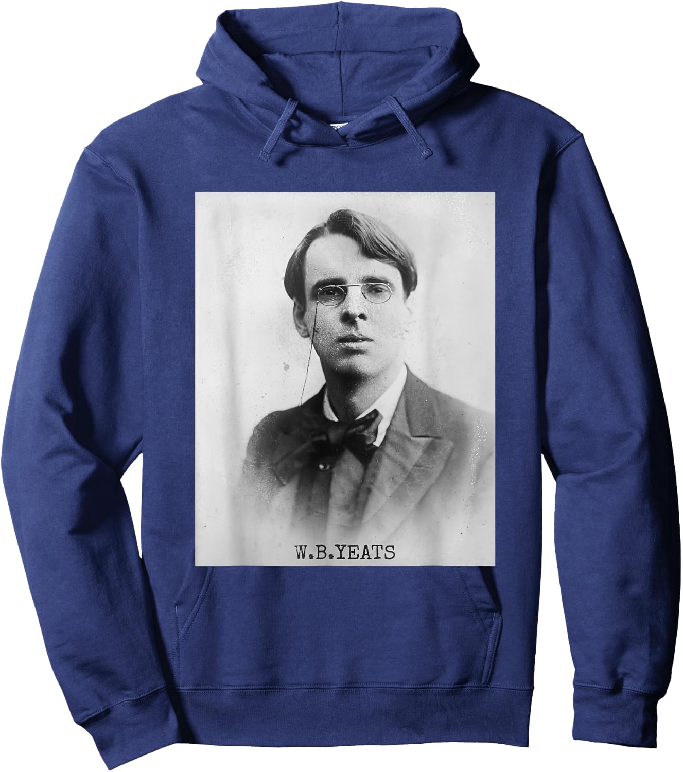 William Butler Yeats Irish Poet Portrait Hoodie - Hoodie | Navy