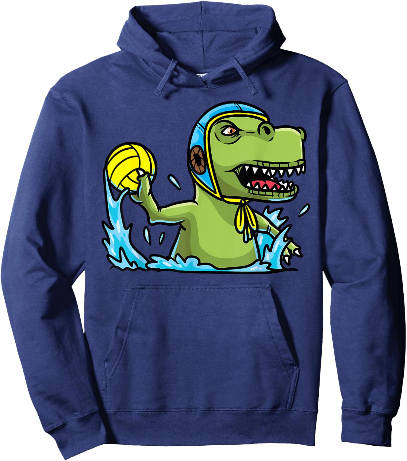 Kids Water Polo Swimming Sports Polo Hoodie - Hoodie | Navy