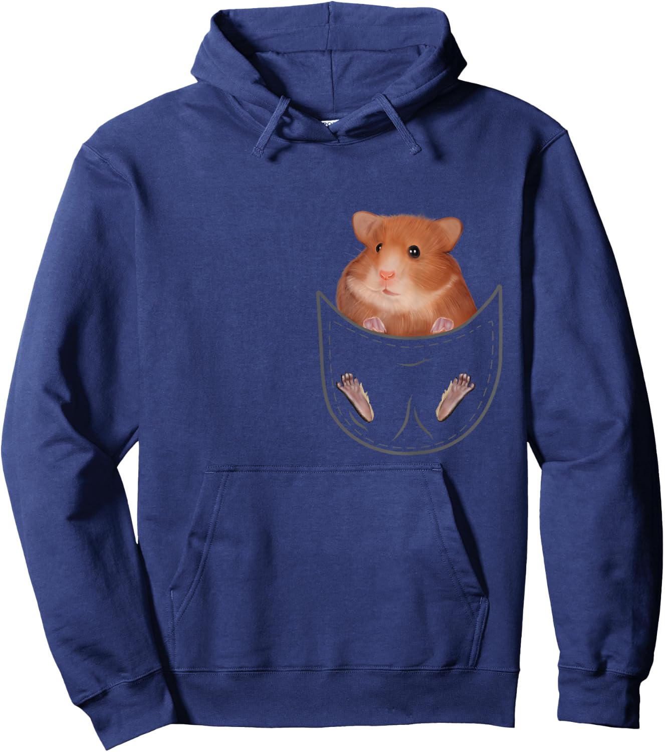Kids Hamster Clothes Pocket Animal Outfit Gift Hamster Hoodie - Hoodie | Navy