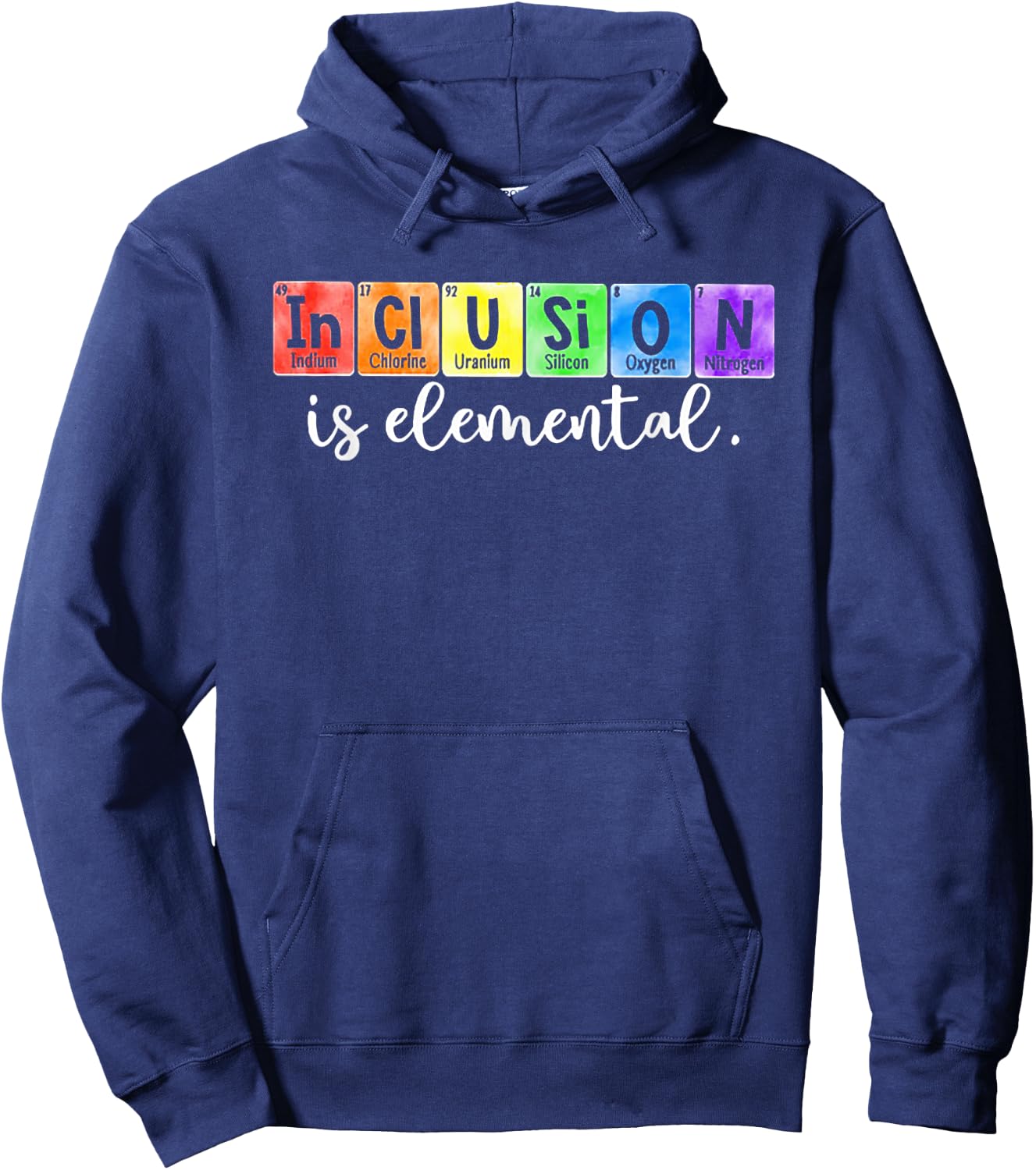 Special Ed Teacher Inclusion is elemental Hoodie - Hoodie | Navy