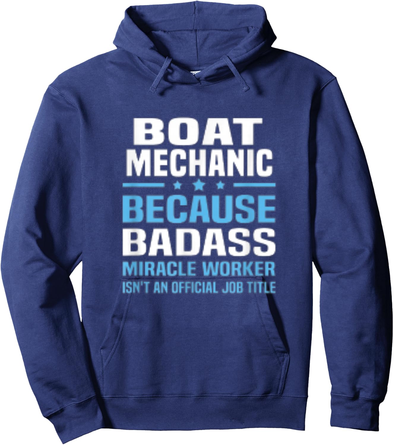 Boat Mechanic Hoodie - Hoodie | Navy
