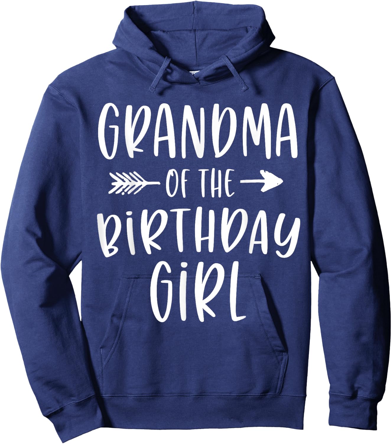Grandma of the Birthday Girl Mimi & Granddaughter Bday Party Hoodie - Hoodie | Navy
