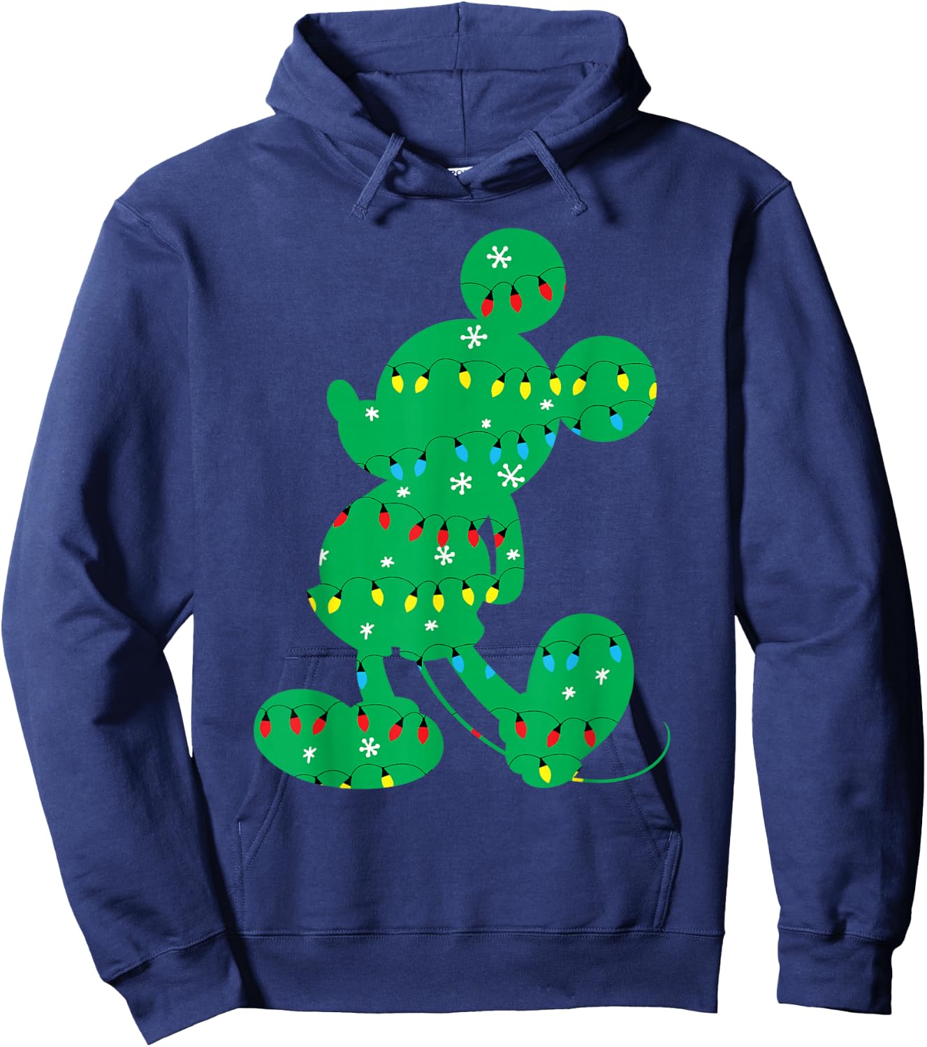 Disney - Mickey Mouse Holiday Lights Hoodie - Hoodie | Navy