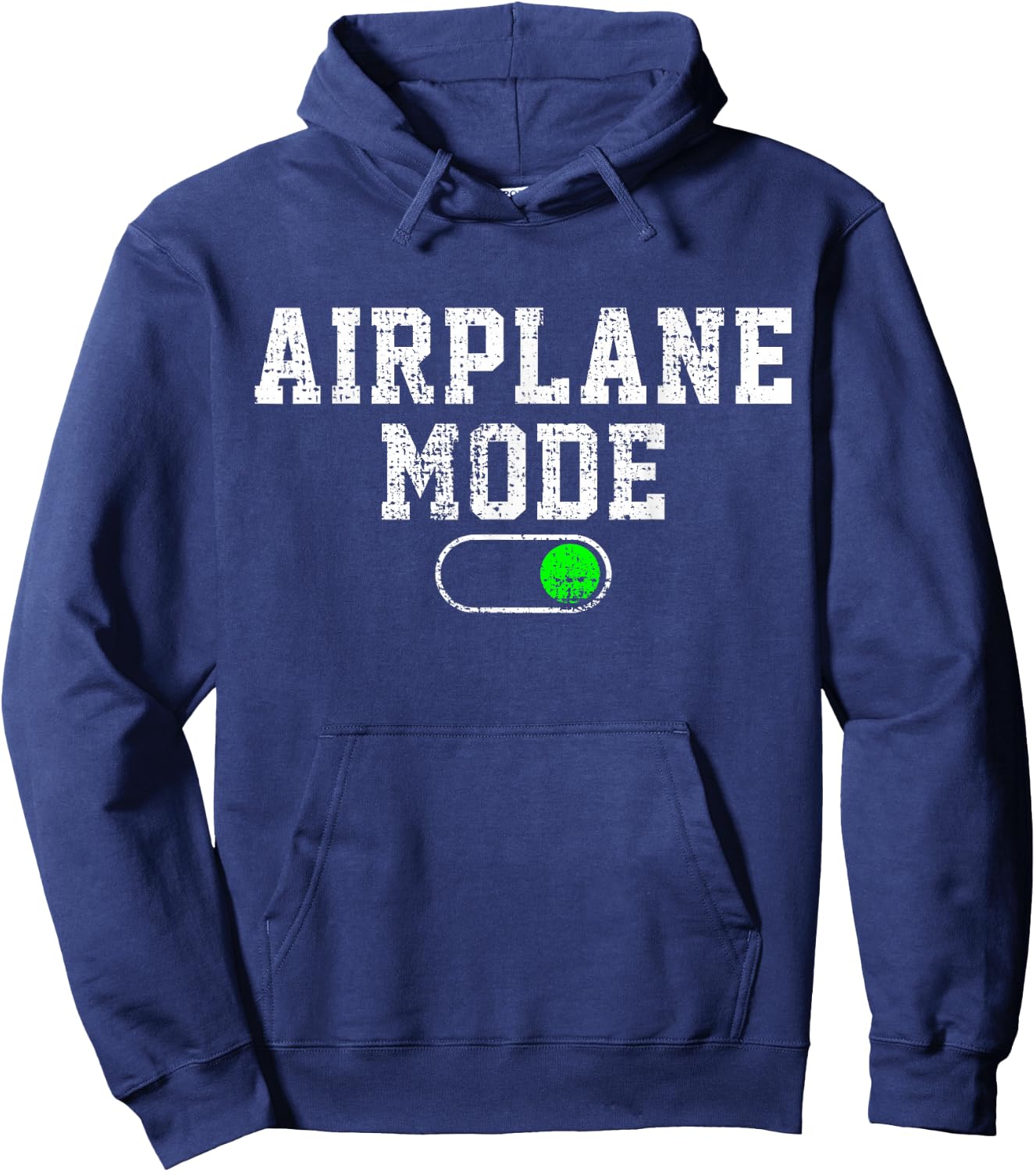 Airplane Mode On Vacation Summer Piolot Aviator Vintage Gift Hoodie - Hoodie | Navy
