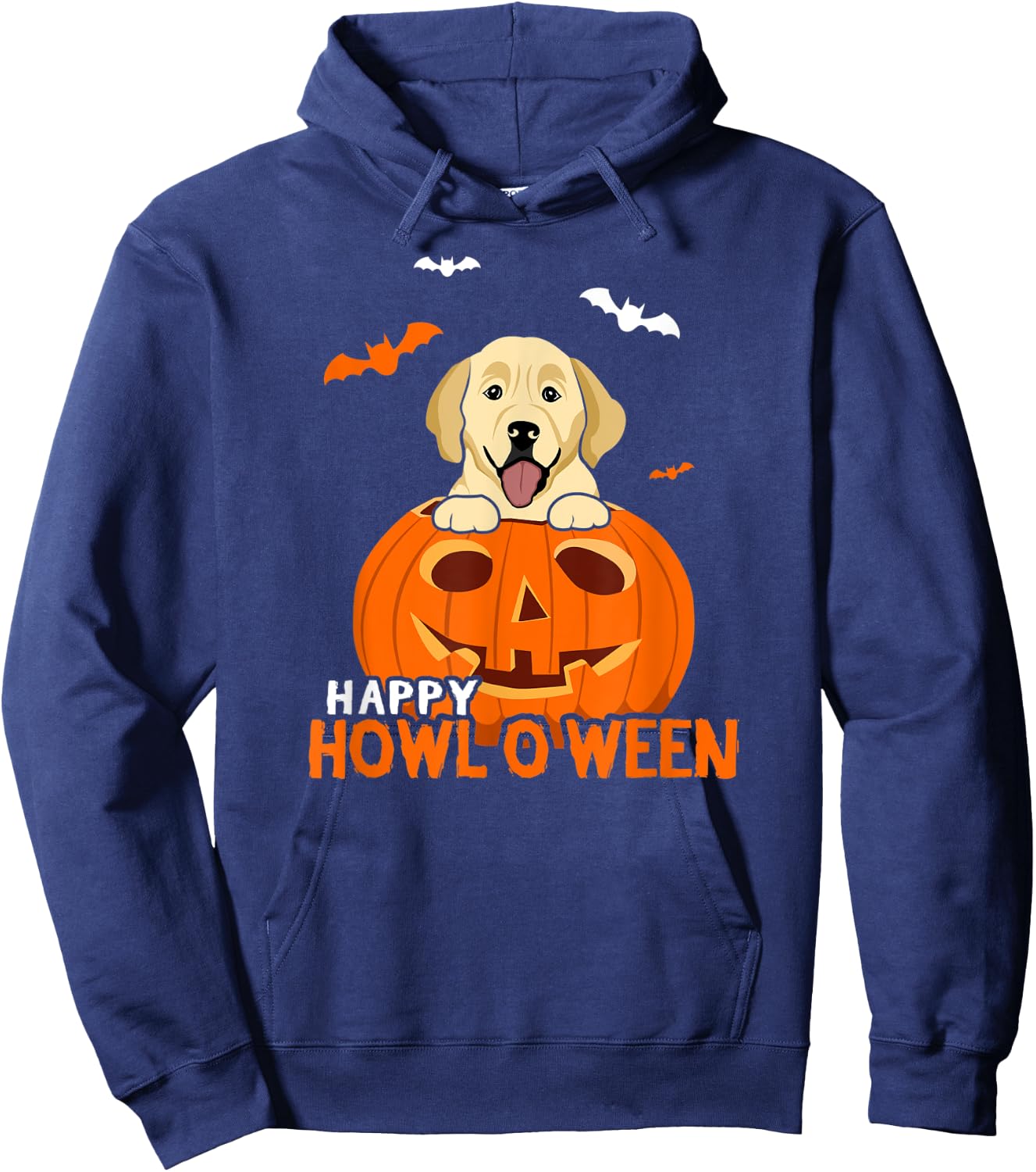 Golden Retriever Halloween Pumpkin Costumes Thanksgiving Hoodie - Hoodie | Navy