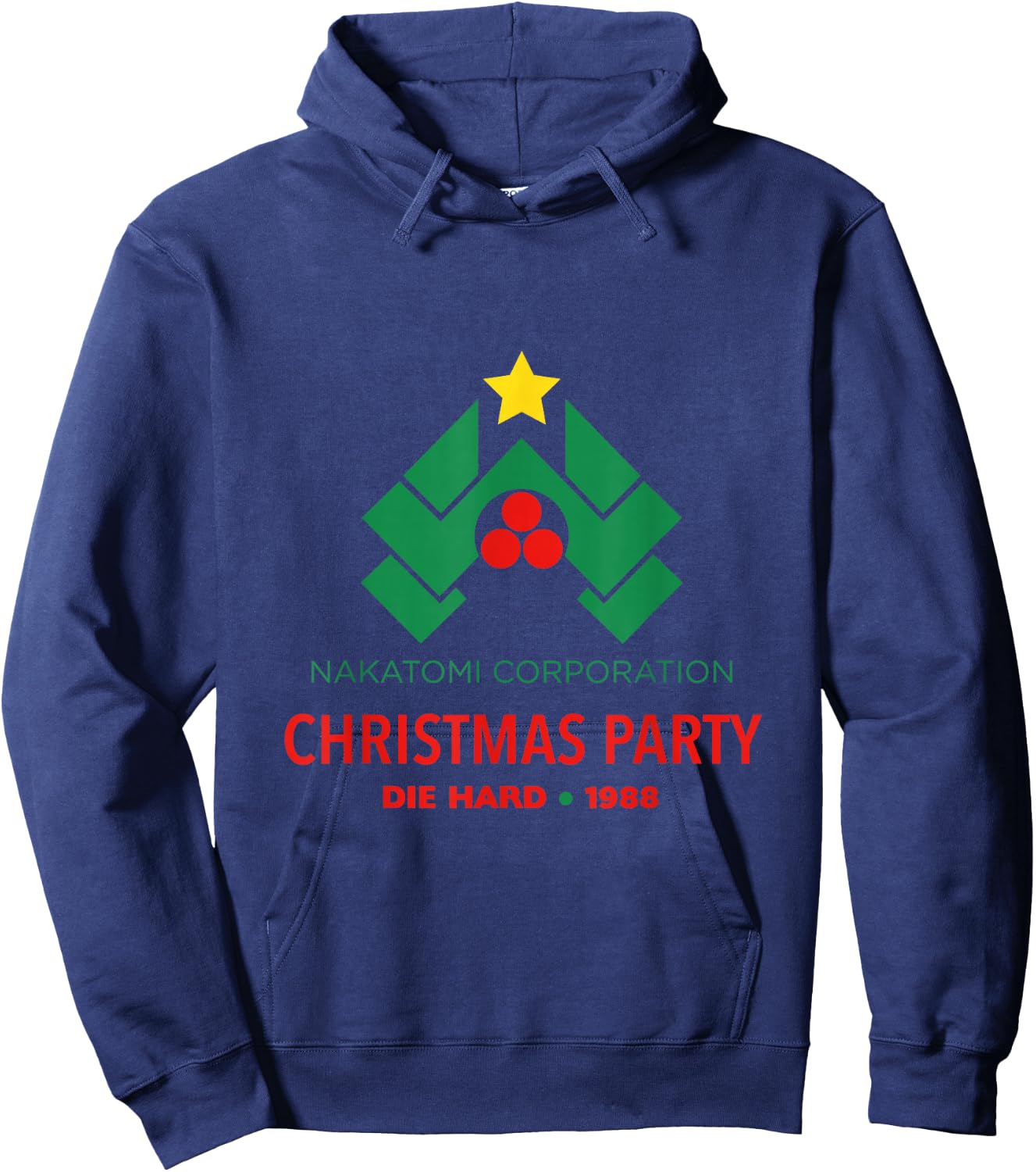 The Hard Nakatomi Corporation Christmas Party 1988 Hoodie - Hoodie | Navy