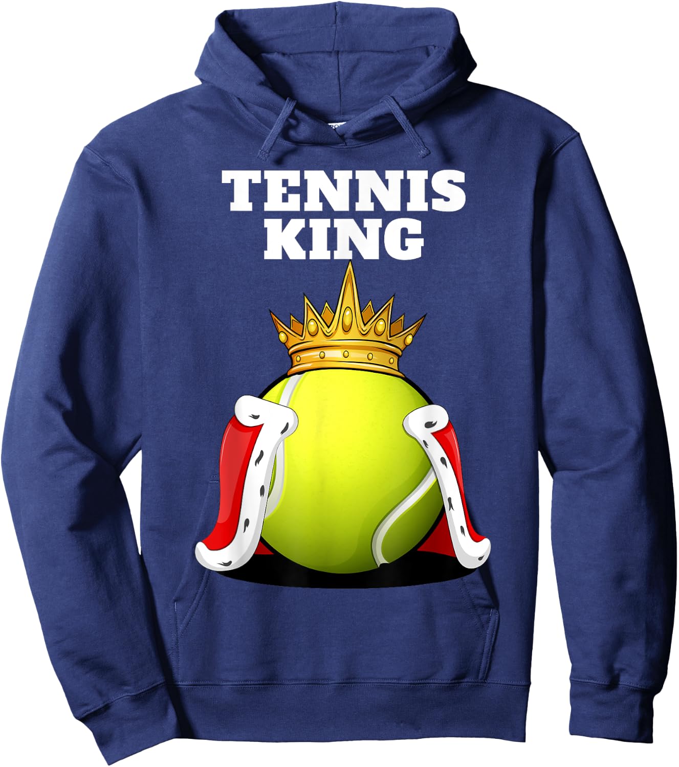 Tennis King | Boys Tennis Player Shirt | Tennis Hoodie - Hoodie | Navy