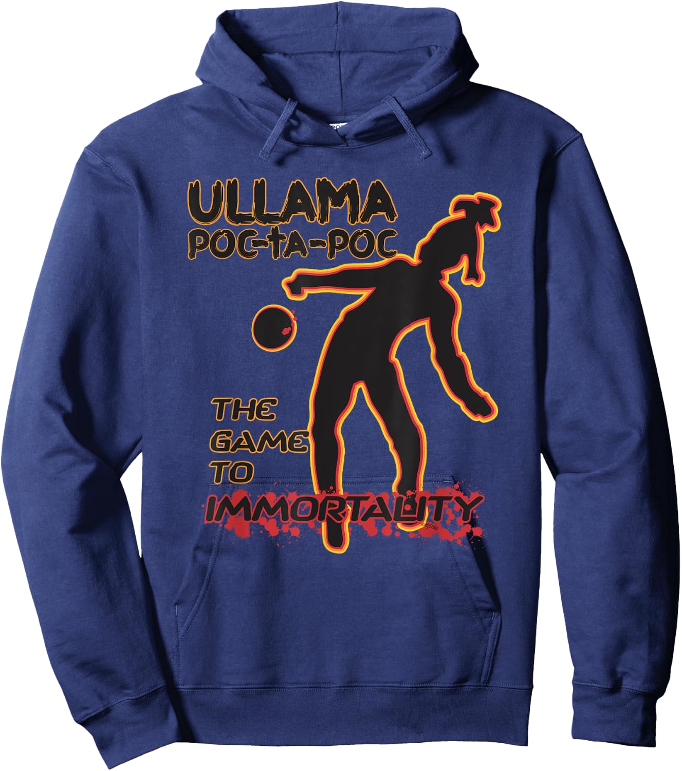 ULLAMA POC-TA-POC Mayan Ballgame Hoodie - Hoodie | Navy