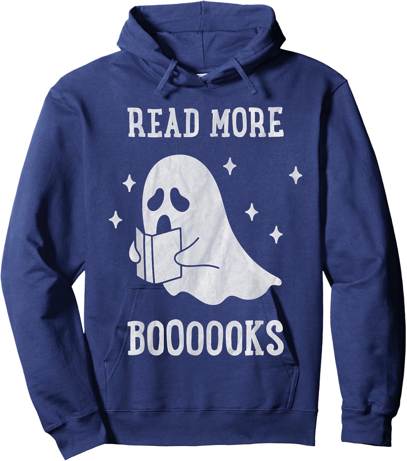 Read more boooooks Cute Ghost Read more boooooks Halloween Hoodie - Hoodie | Navy