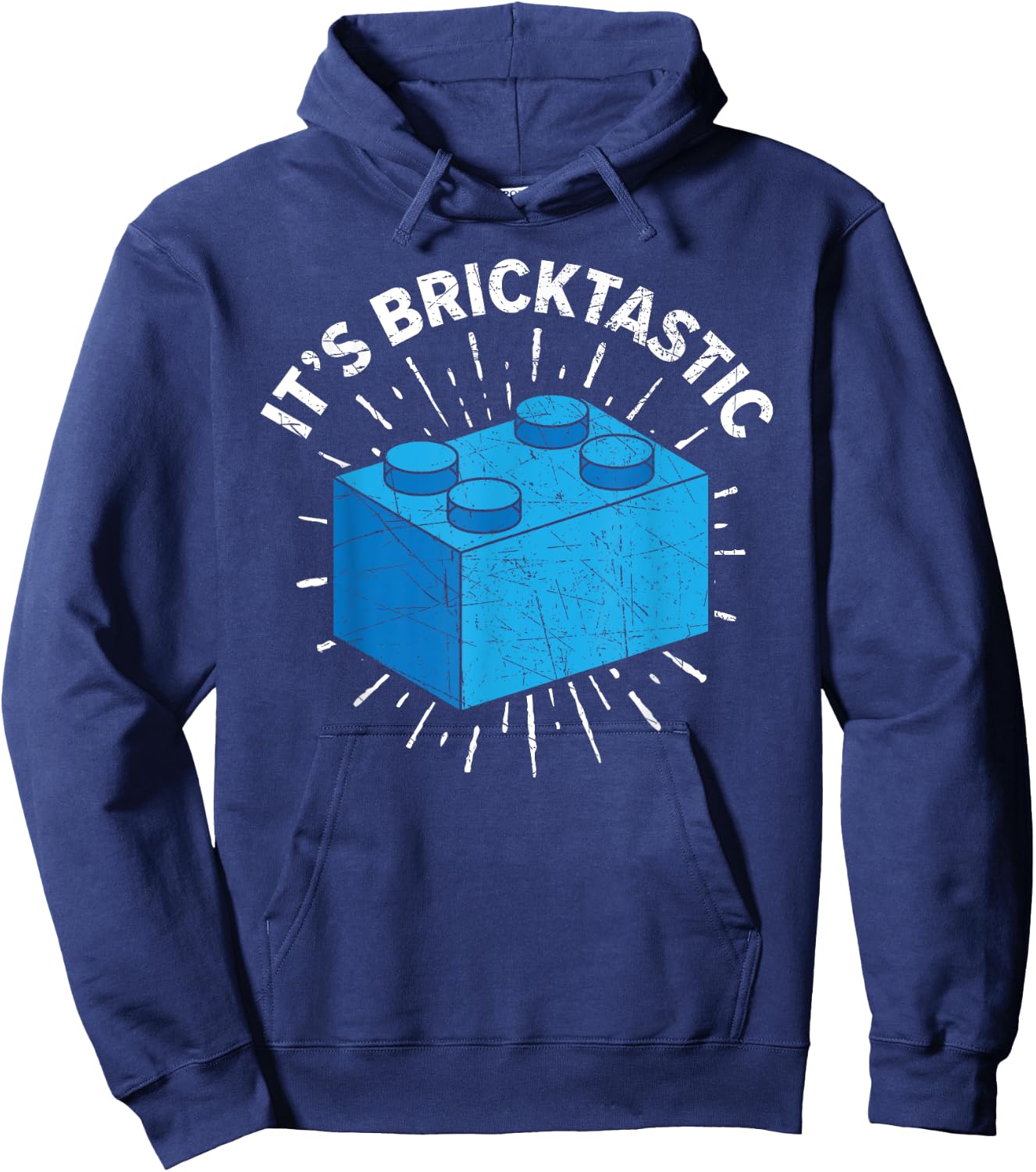 It's Bricktastic Master Builder Bricks Building Blocks Hoodie - Hoodie | Navy
