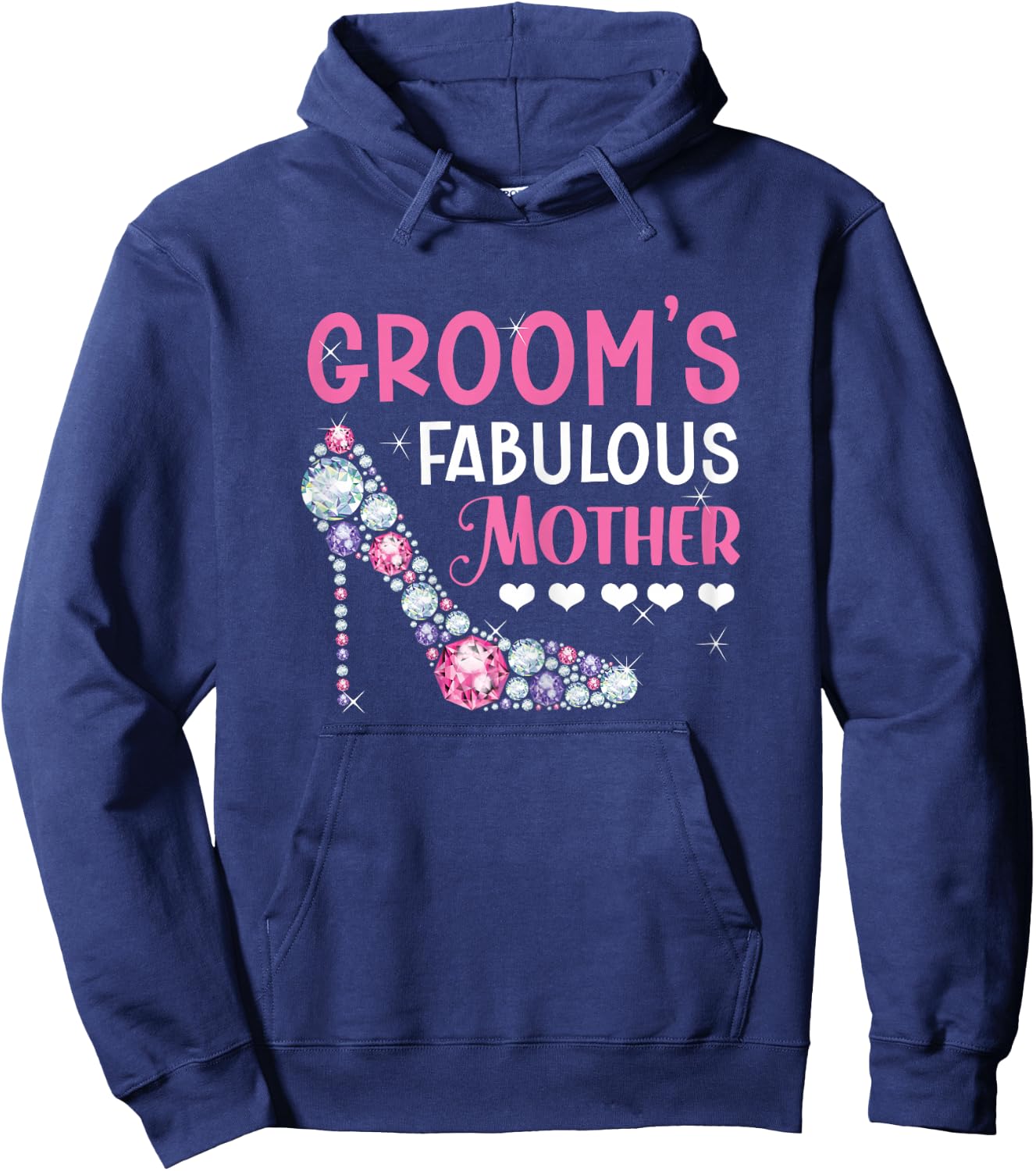 Groom's Fabulous Mother Mom of The Groom to Be Wedding Hoodie - Hoodie | Navy