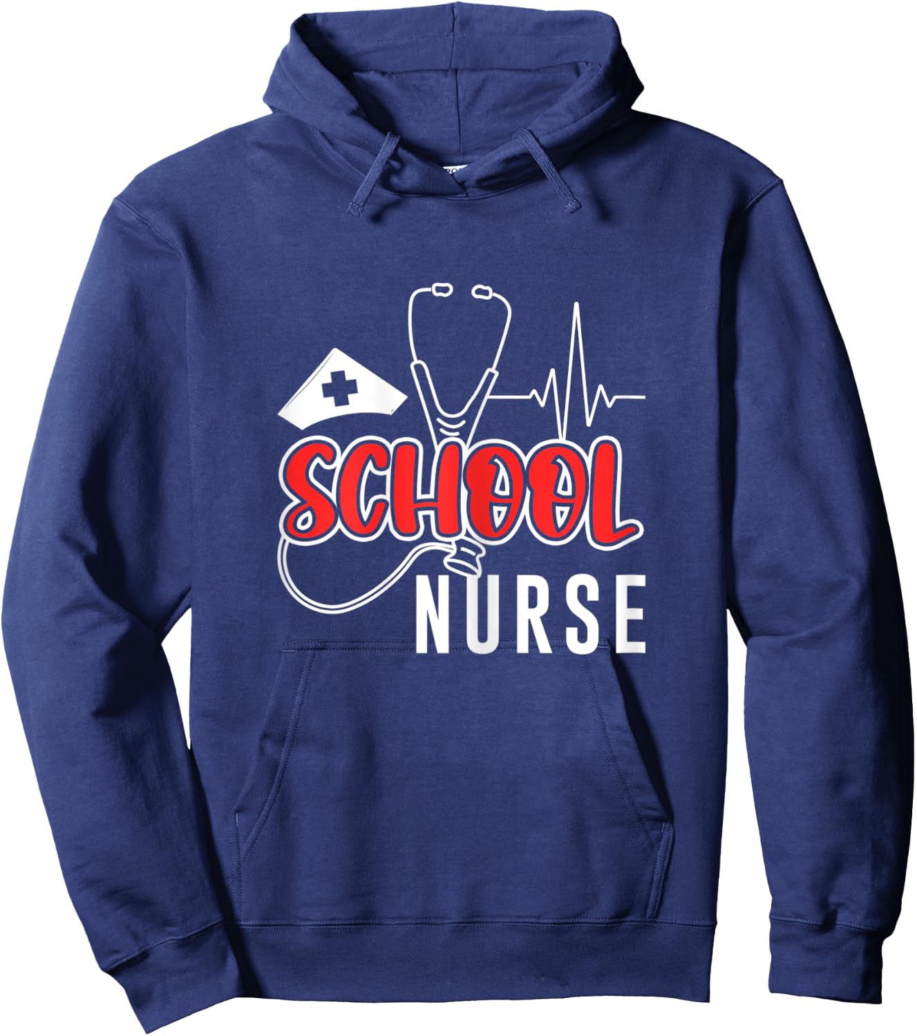 School Nurse Nursing Doctor Medical Medicine Hospital Health Hoodie - Hoodie | Navy