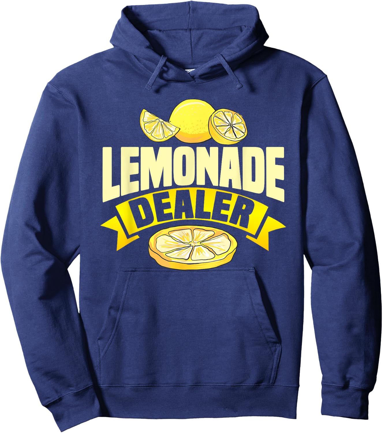 Lemonade Dealer Lemon Stand Juice Store Staff Sweet Hoodie - Hoodie | Navy