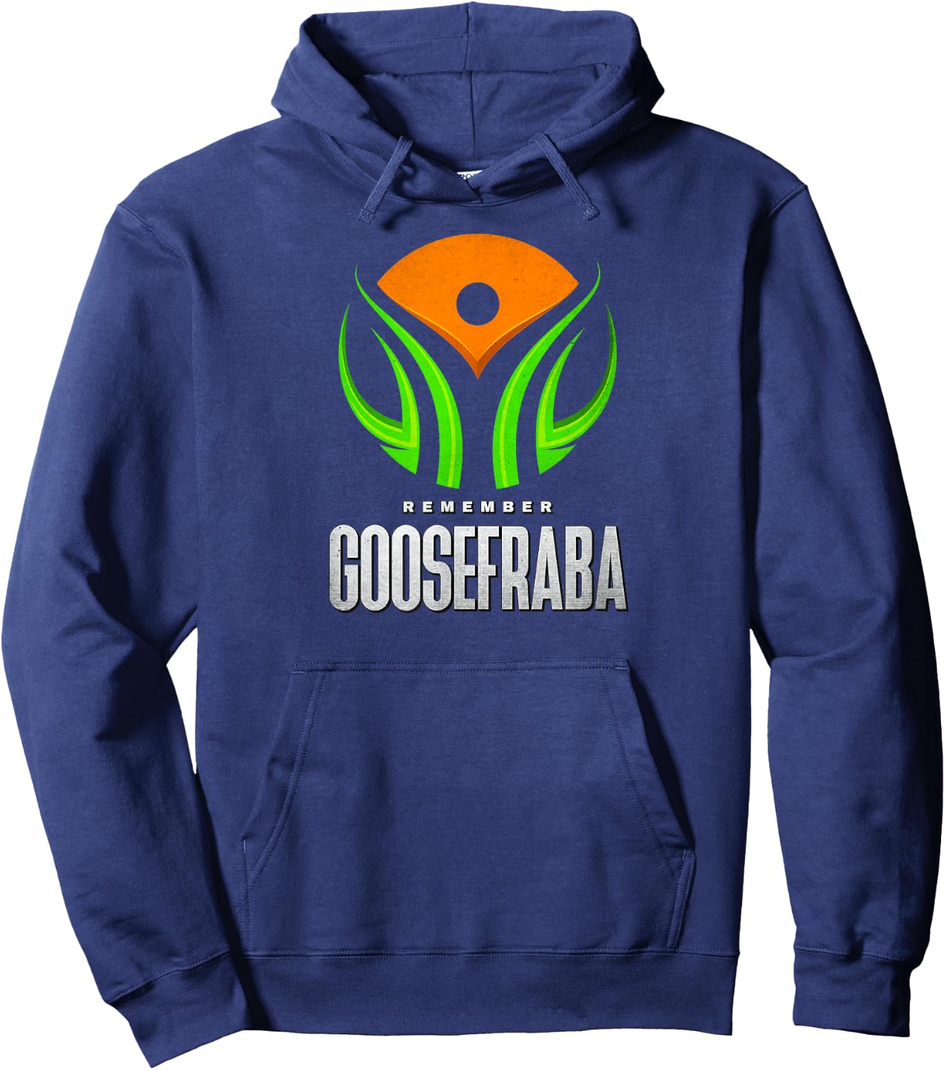 Goosefraba Vintage Yoga Zen Buddha Funny Sarcastic Quotes Hoodie - Hoodie | Navy