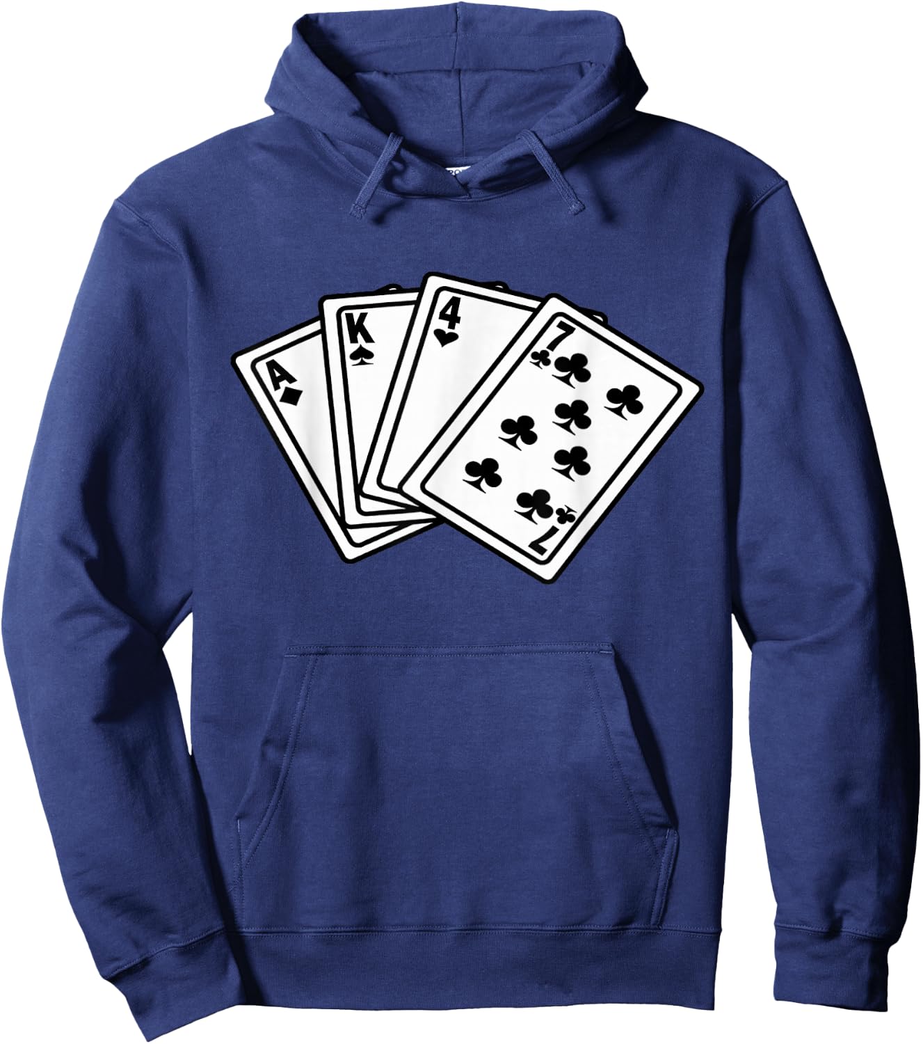 Poker AK-47 | Funny Poker Men Shirt Hoodie - Hoodie | Navy