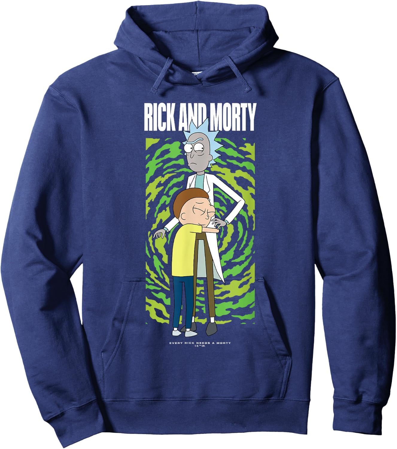 Rick And Morty Season 7 Every Rick Needs A Morty Weird Hug Hoodie - Hoodie | Navy