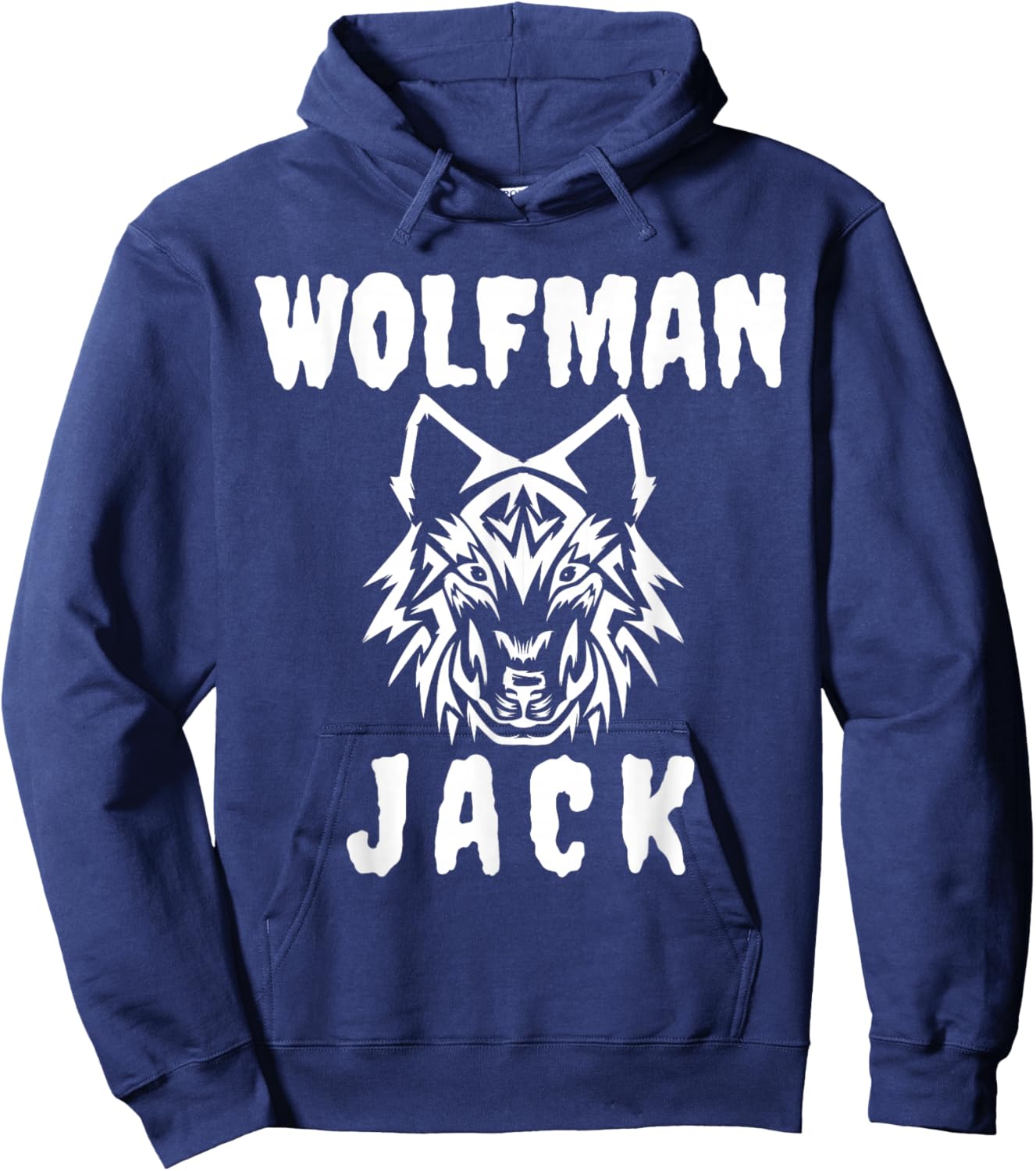 Wolfman Jack Hoodie - Hoodie | Navy