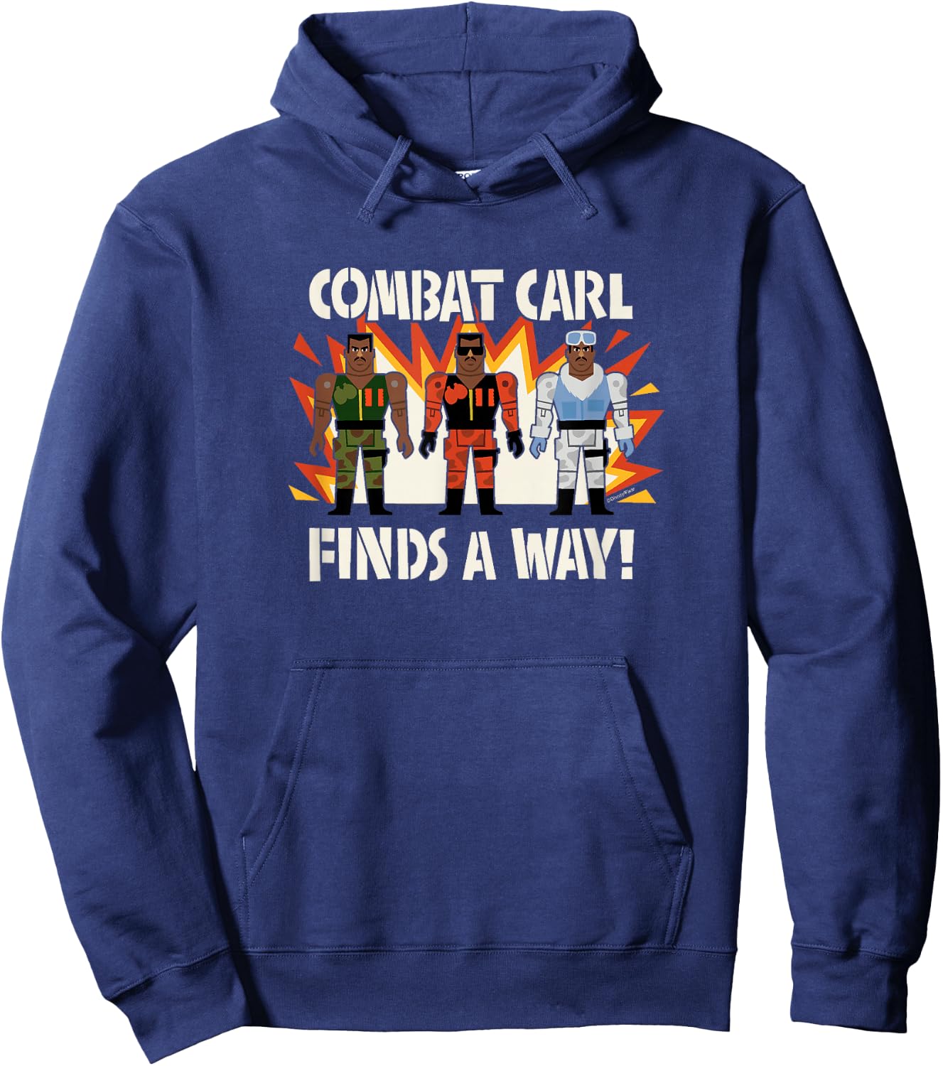Toy Story - Combat Carl Finds A Way! Hoodie - Hoodie | Navy