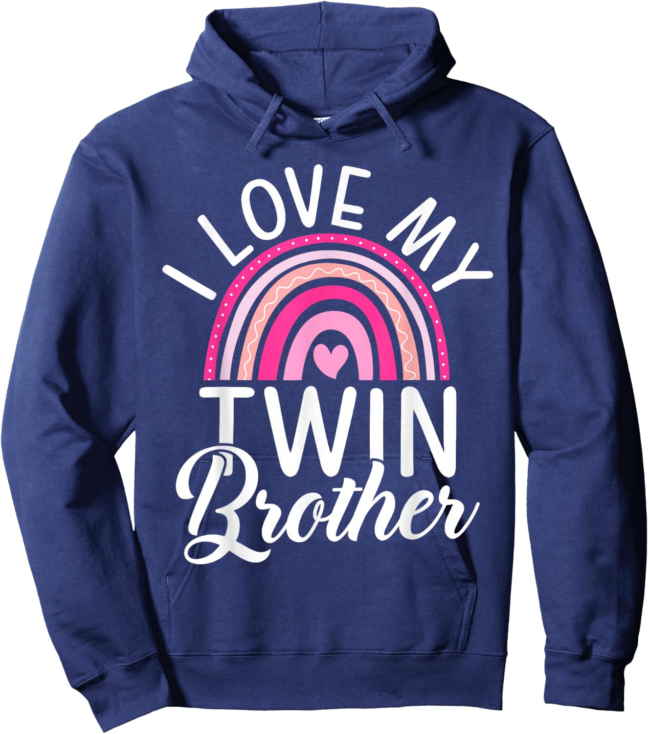 I love my Twin Brother Hoodie - Hoodie | Navy
